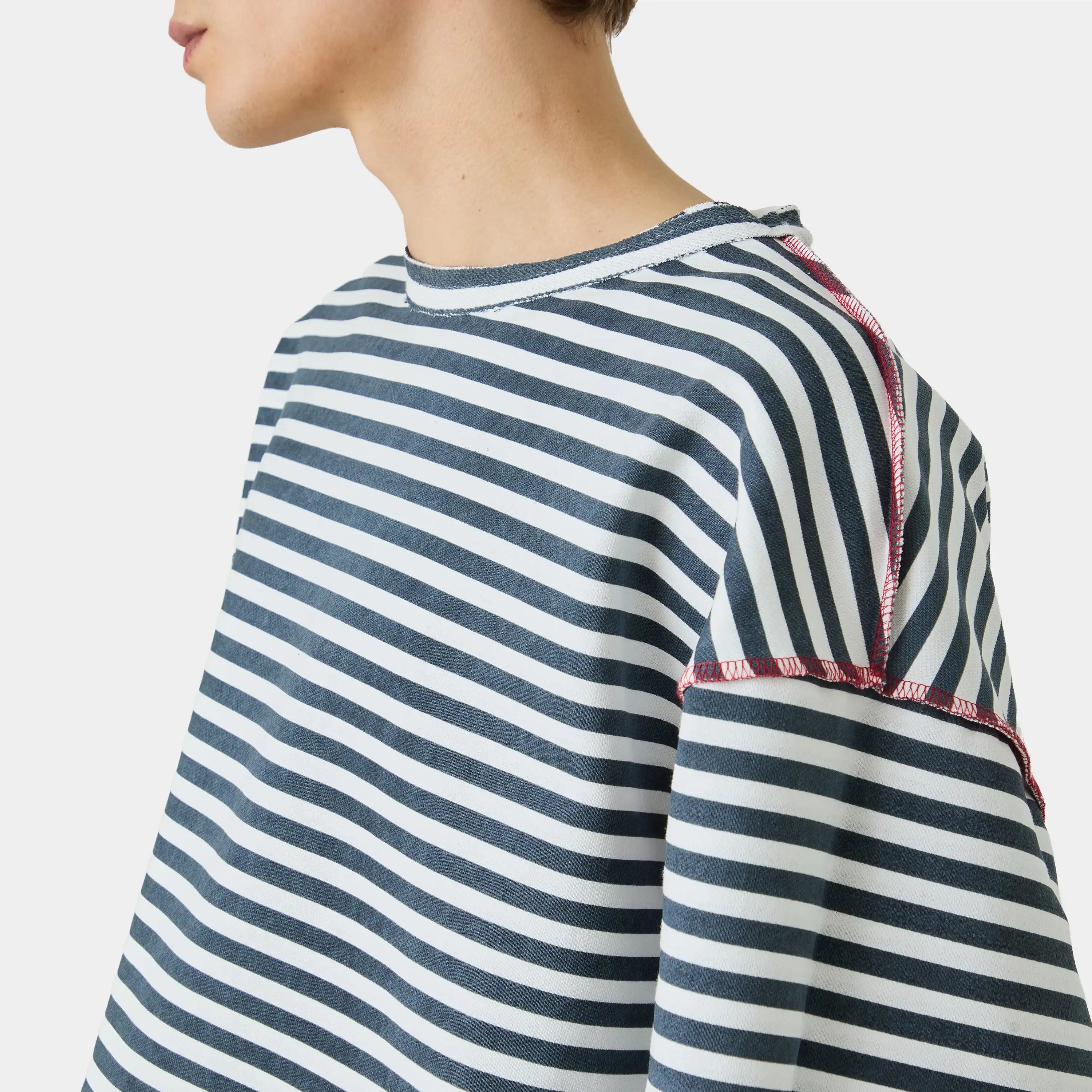 Sade Navy Reverse Crewneck Sweatshirts Eme Studios