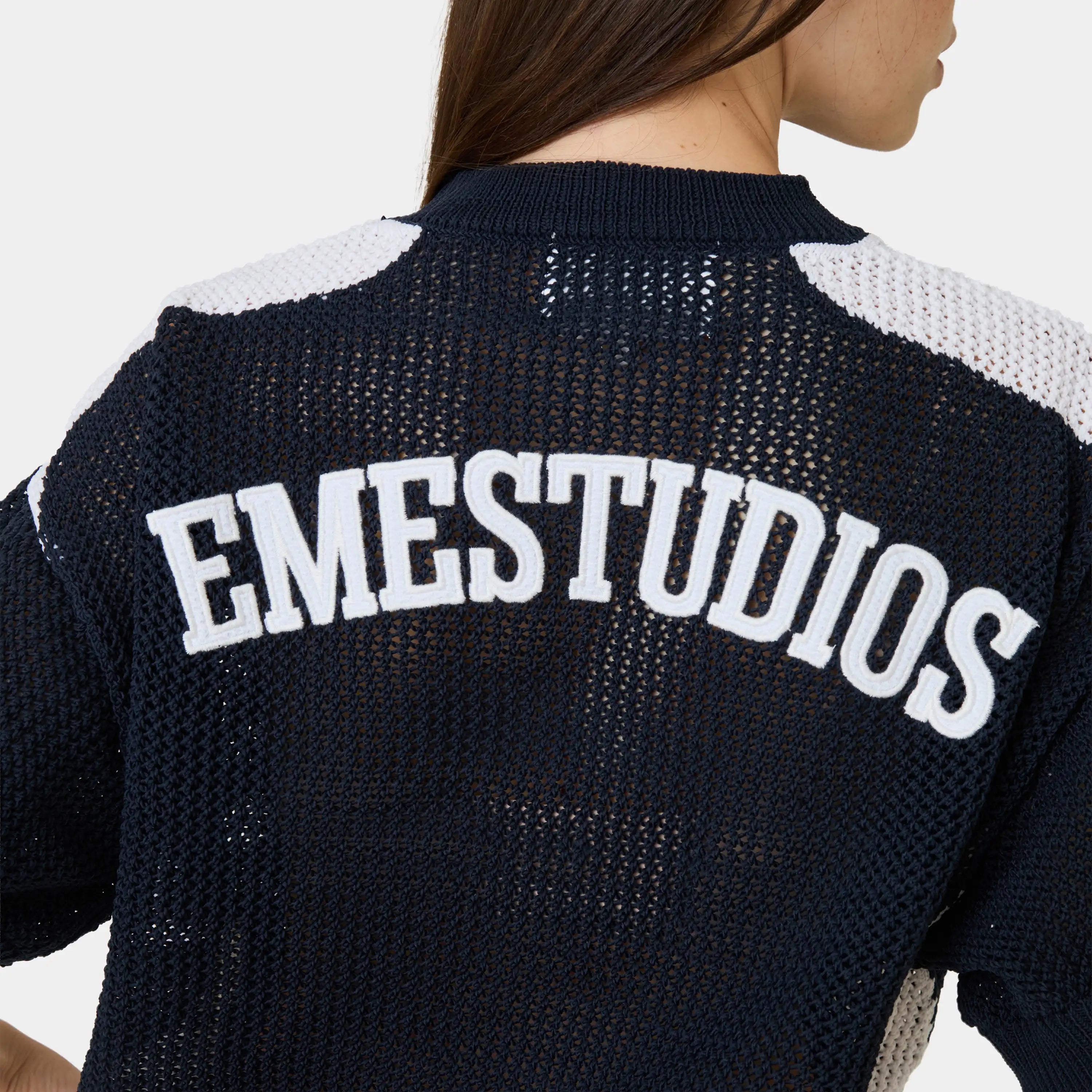 Striker Night Sky Open Knit T-shirts Eme Studios