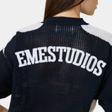 Striker Night Sky Open Knit T-shirts Eme Studios