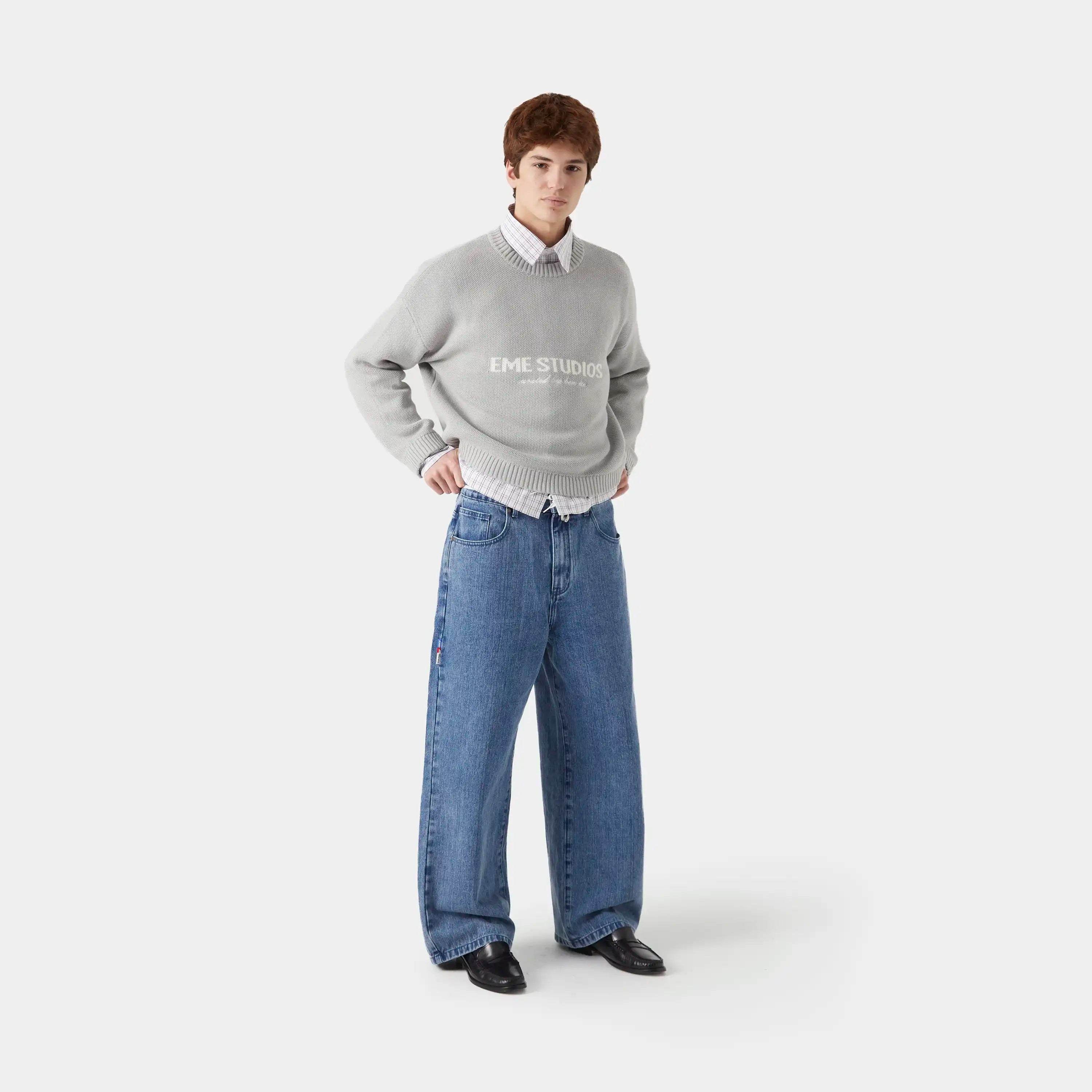 Master Grey Knit Sweater Knitwear eme