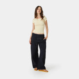 Mat Navy Balloon Linen Pants Pants Eme Studios