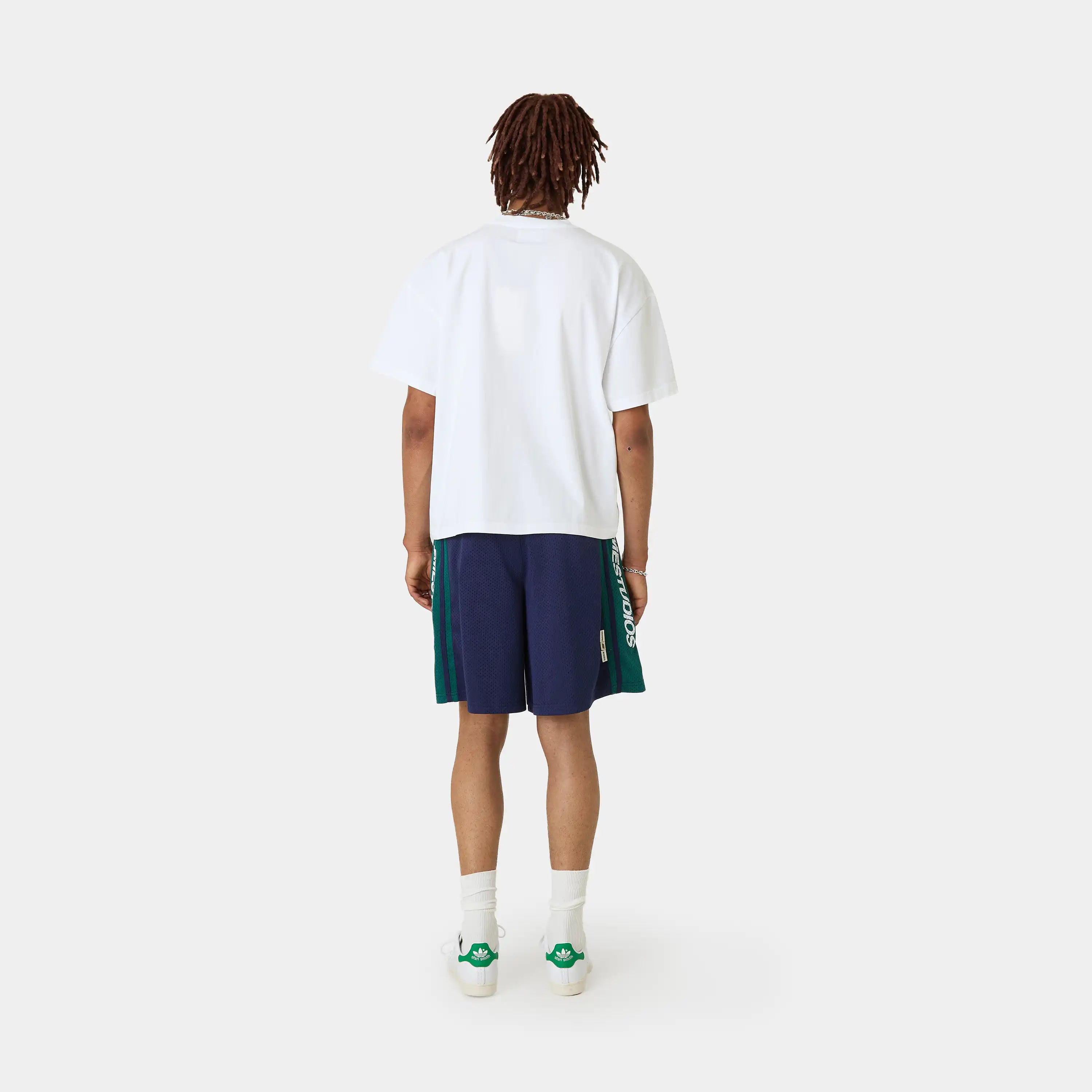 Marin Navy Mesh Shorts Shorts Eme Studios