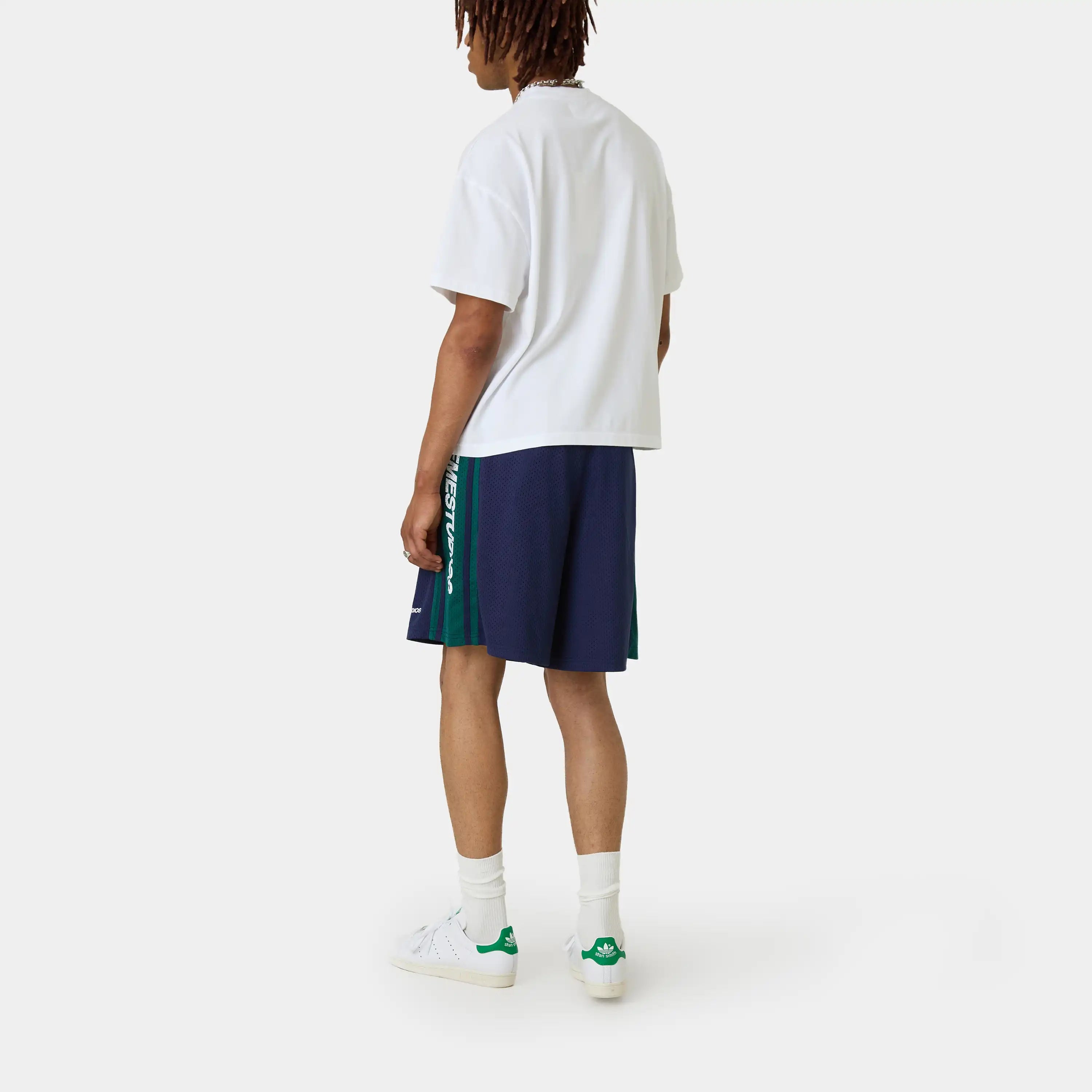 Marin Navy Mesh Shorts Shorts Eme Studios