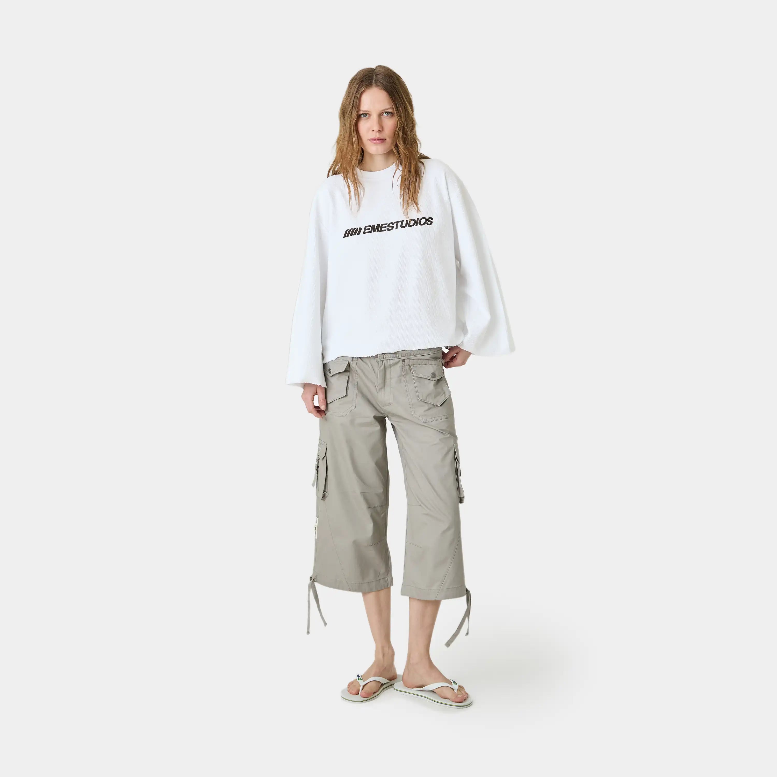 Metro White Long Sleeve T-shirts Eme Studios