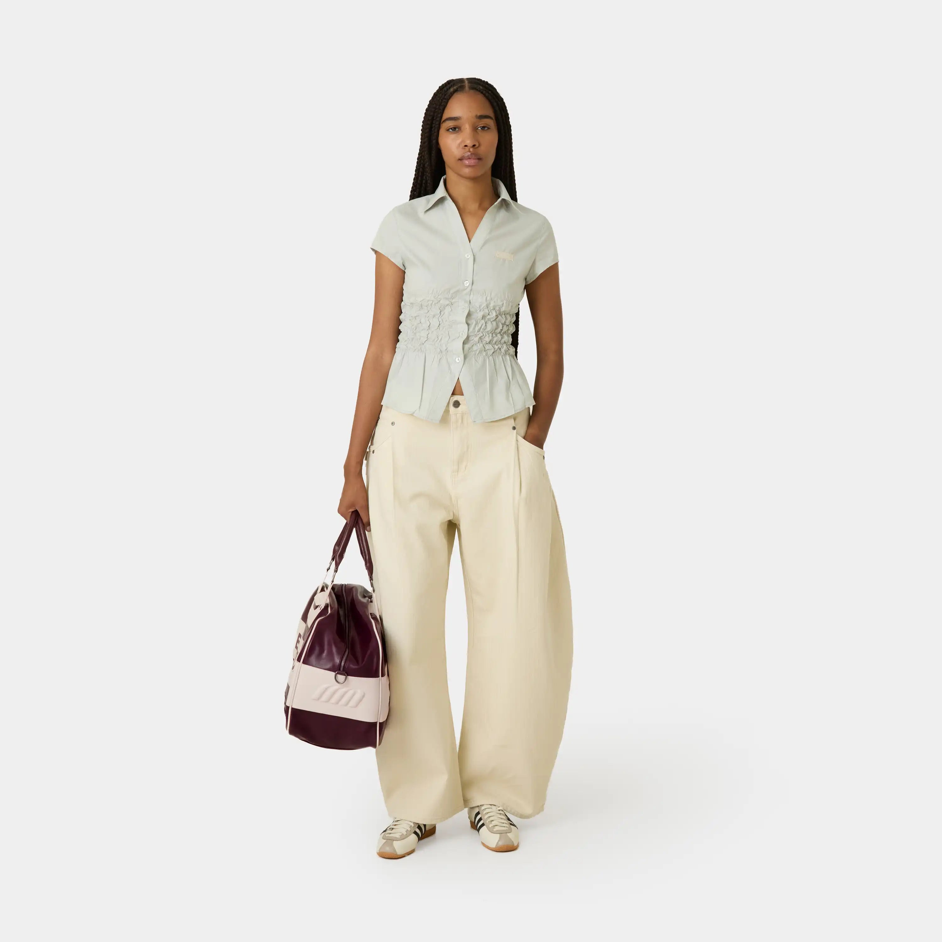 Rush Burgundy Duffle Bag Accesories Eme Studios