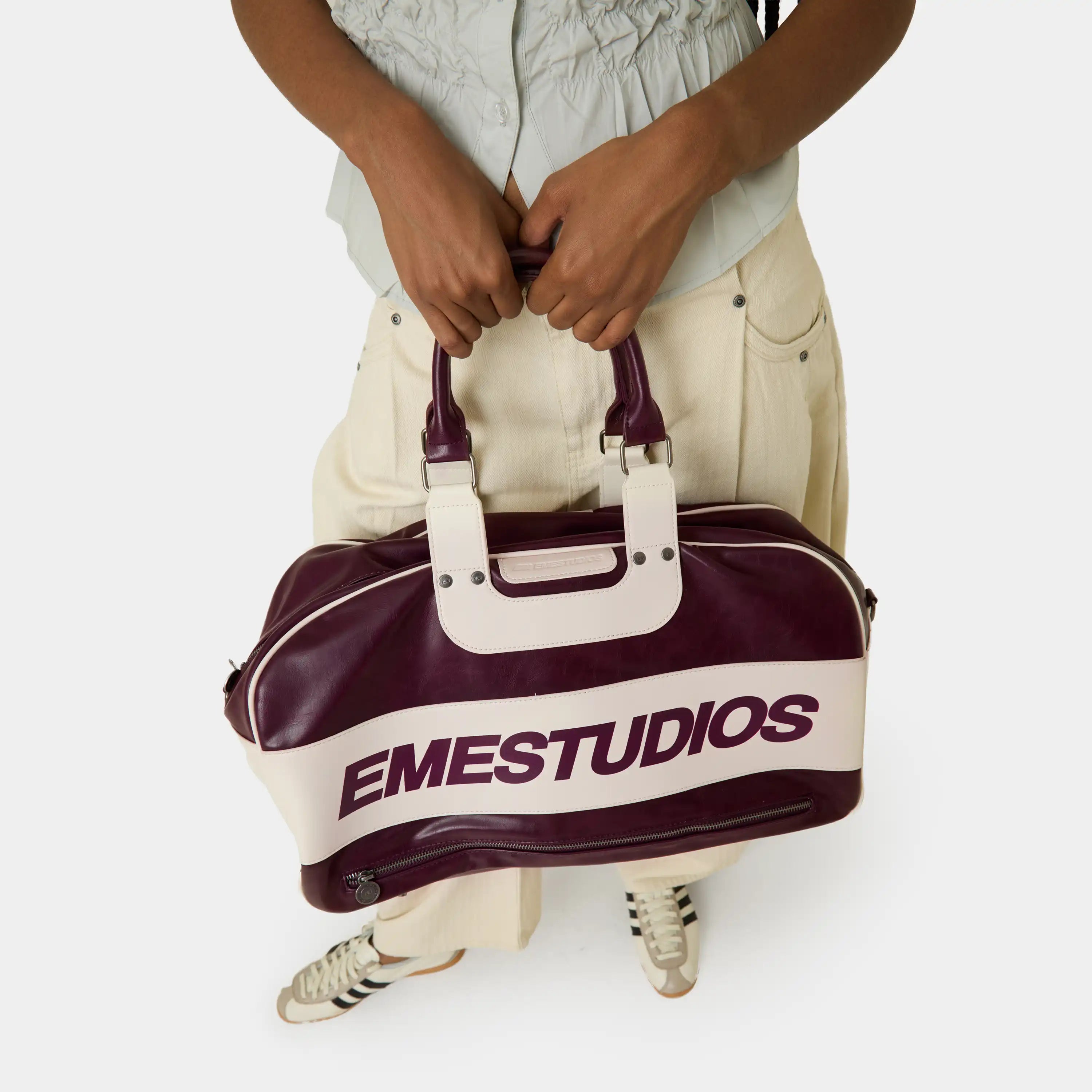 Rush Burgundy Duffle Bag Accesories Eme Studios