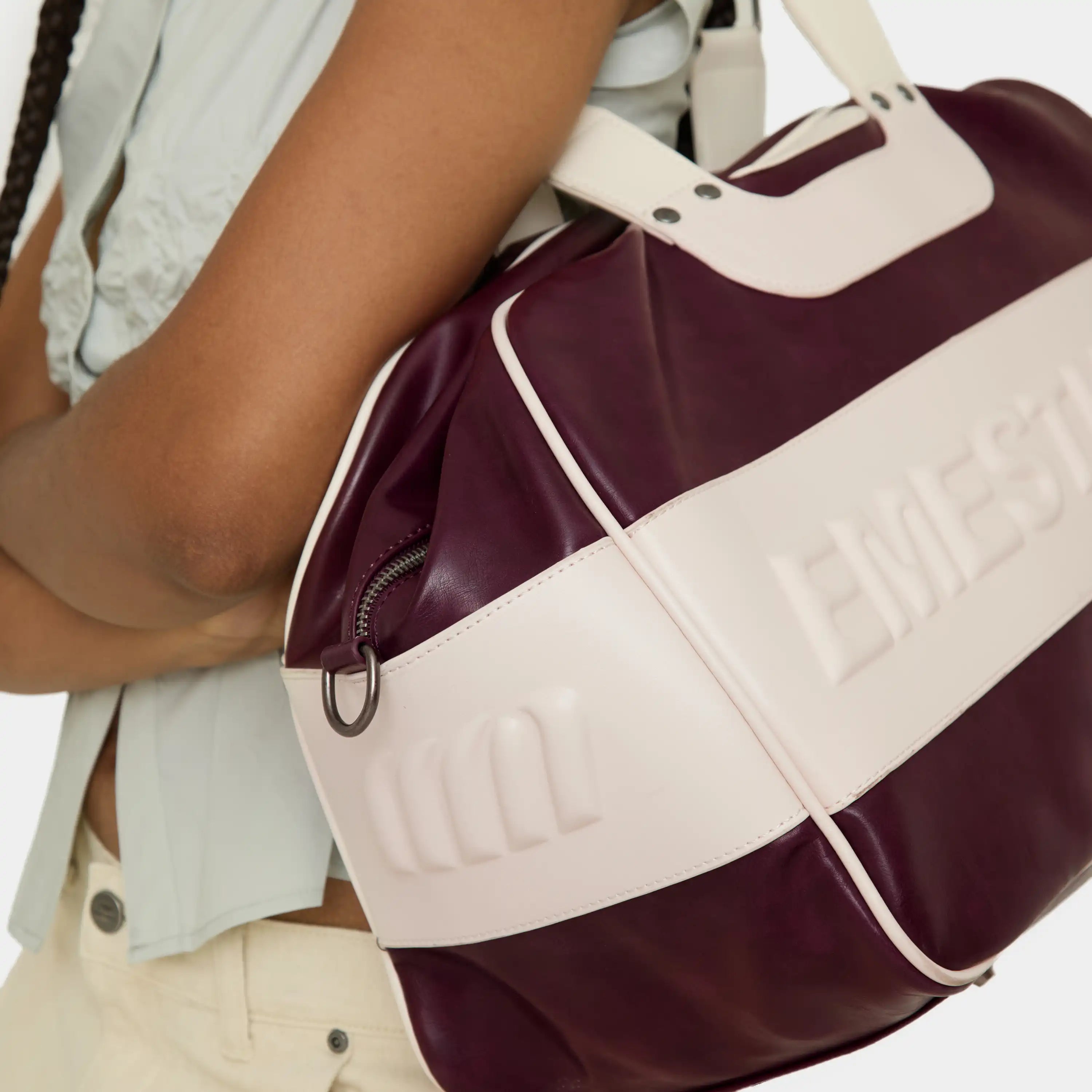 Rush Burgundy Duffle Bag Accesories Eme Studios