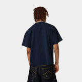 Contour Navy Oversized Tee T-shirts Eme Studios