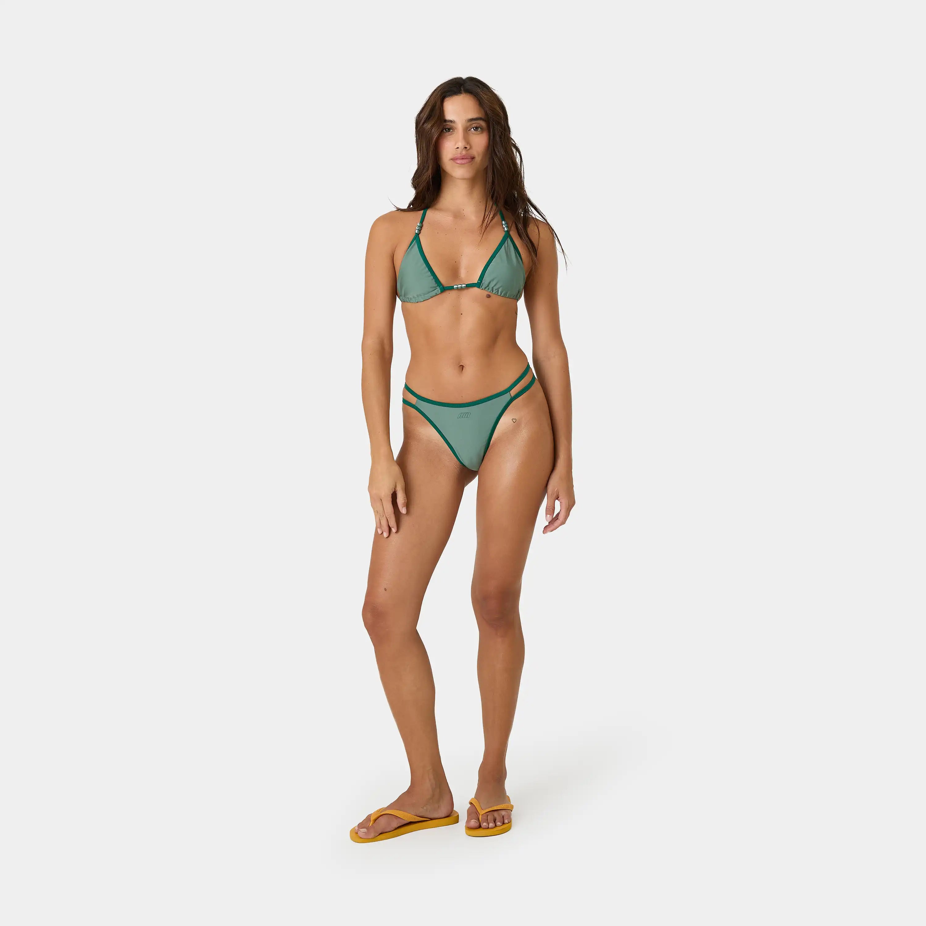 Mieko Forest Bikini Top Bikinis woman Eme Studios