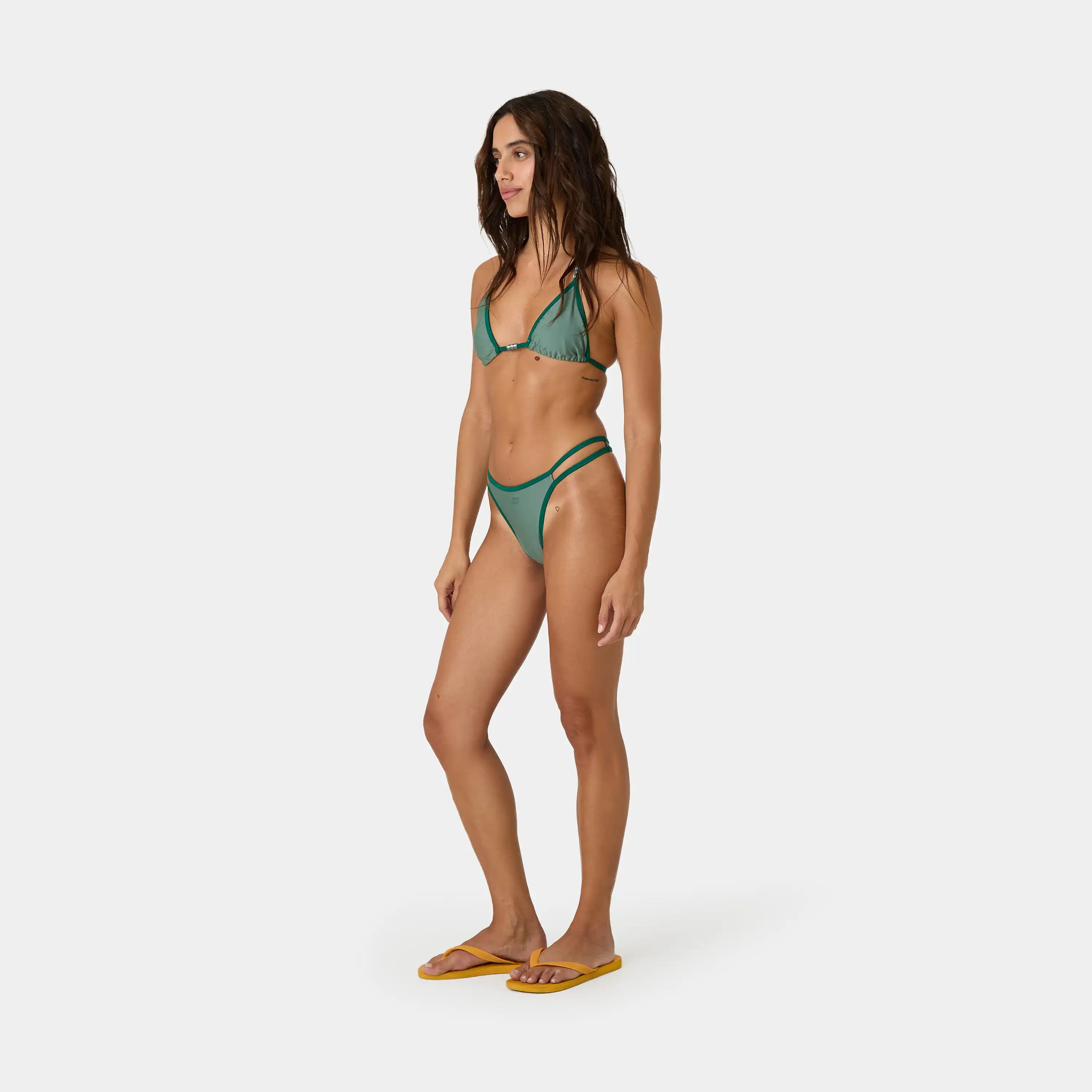 Mieko Forest Bikini Top Bikinis woman Eme Studios