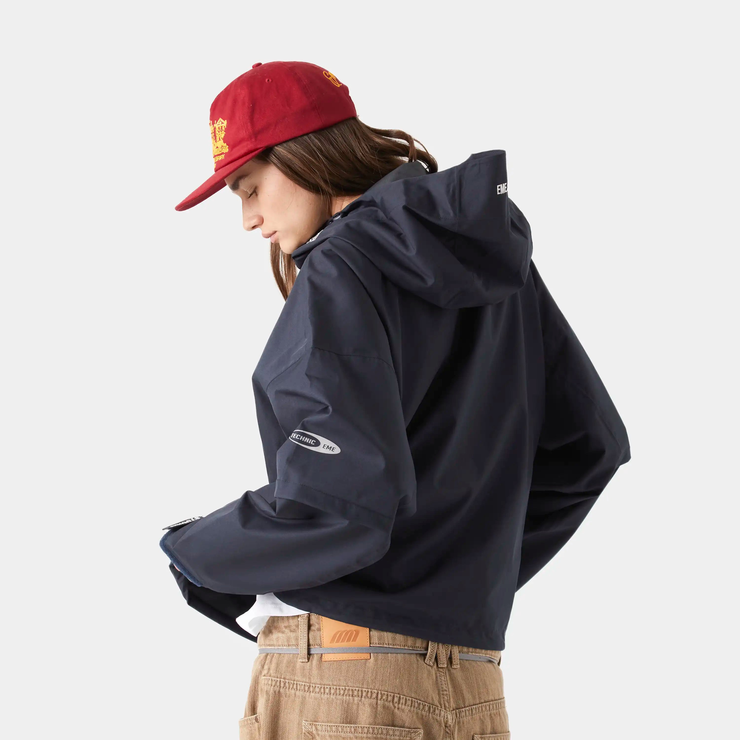F - 5135 Navy Windbreaker Outerwear eme