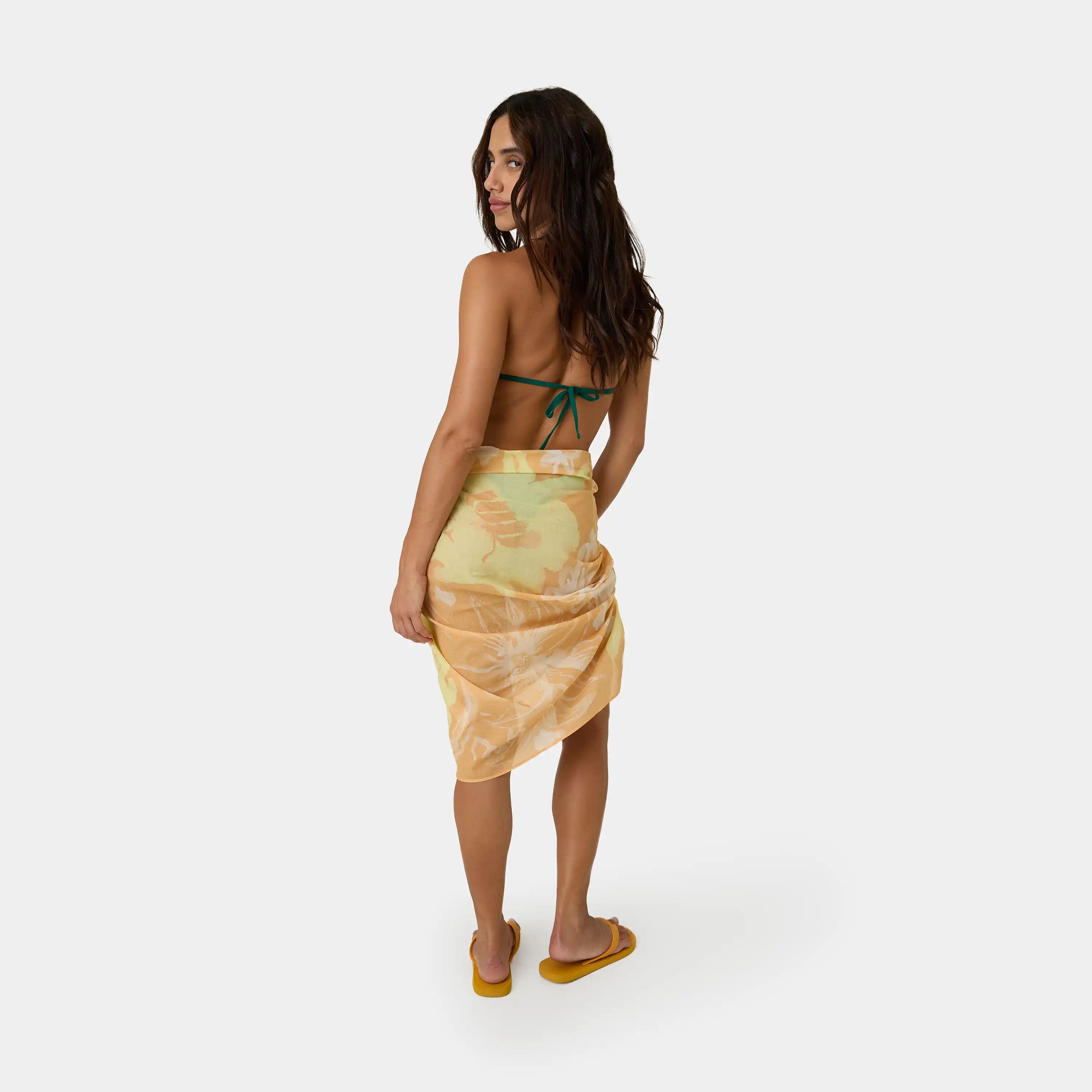 Bossa Peach Sarong Woman Accessories Eme Studios