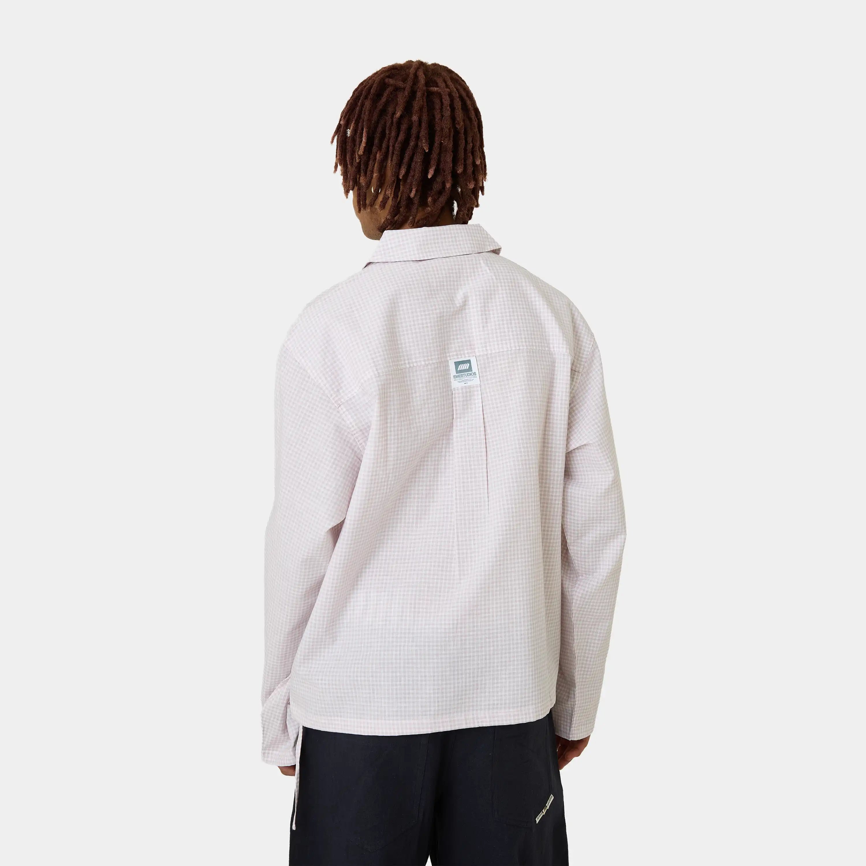 Vade Pink Popover Shirt Shirts Eme Studios