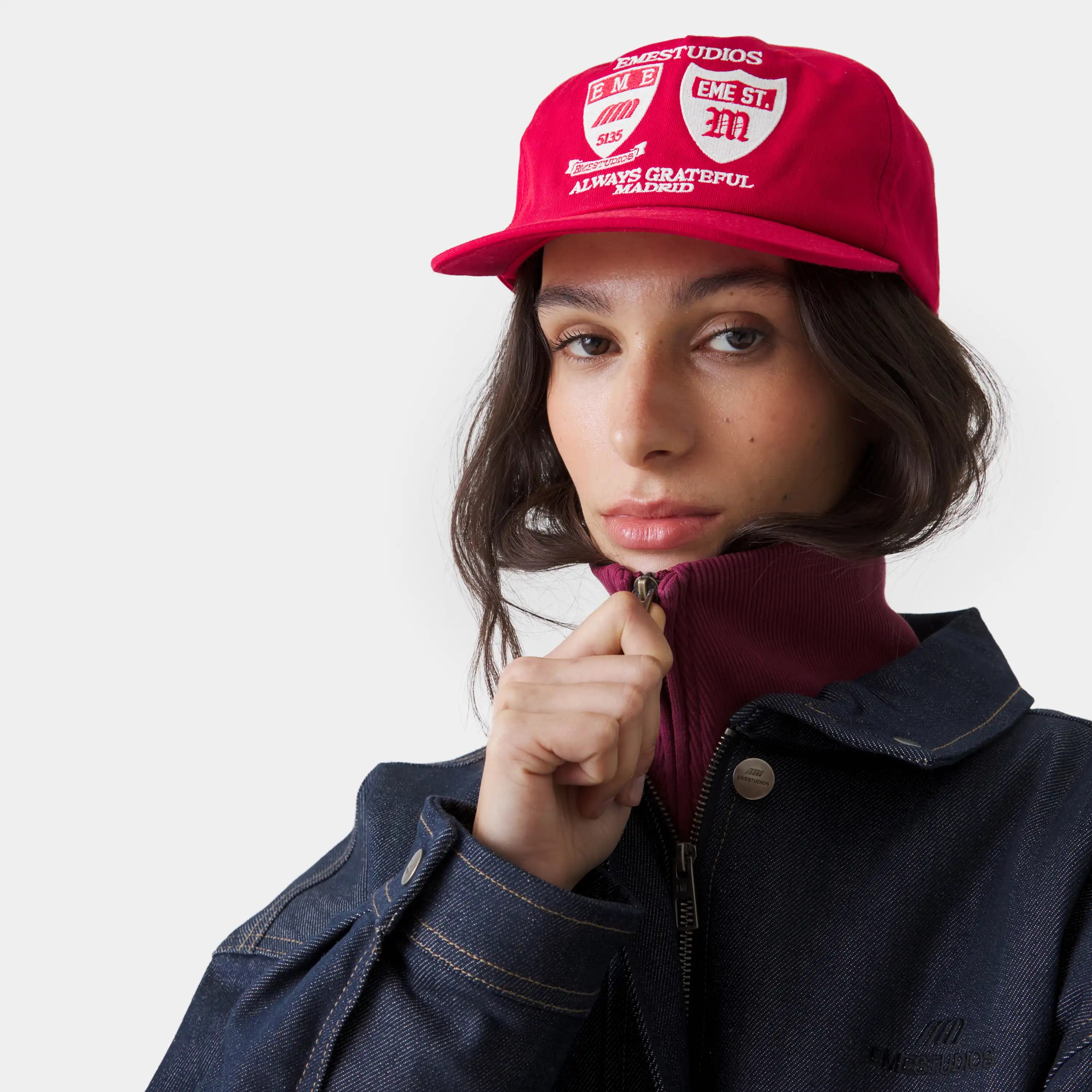 Herald Red Cap Headwear Eme Studios