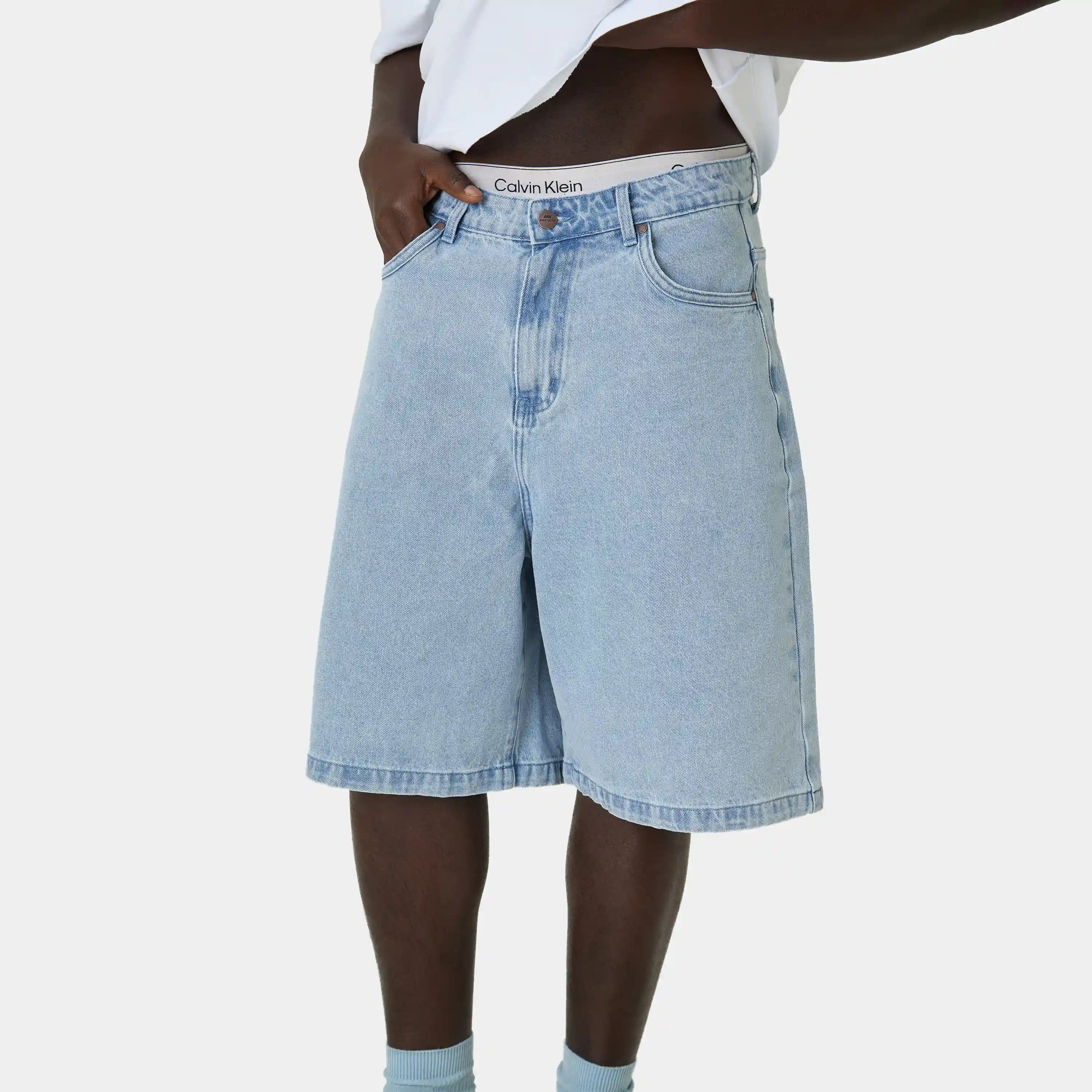 Andy Cloudy Denim Jorts Shorts eme
