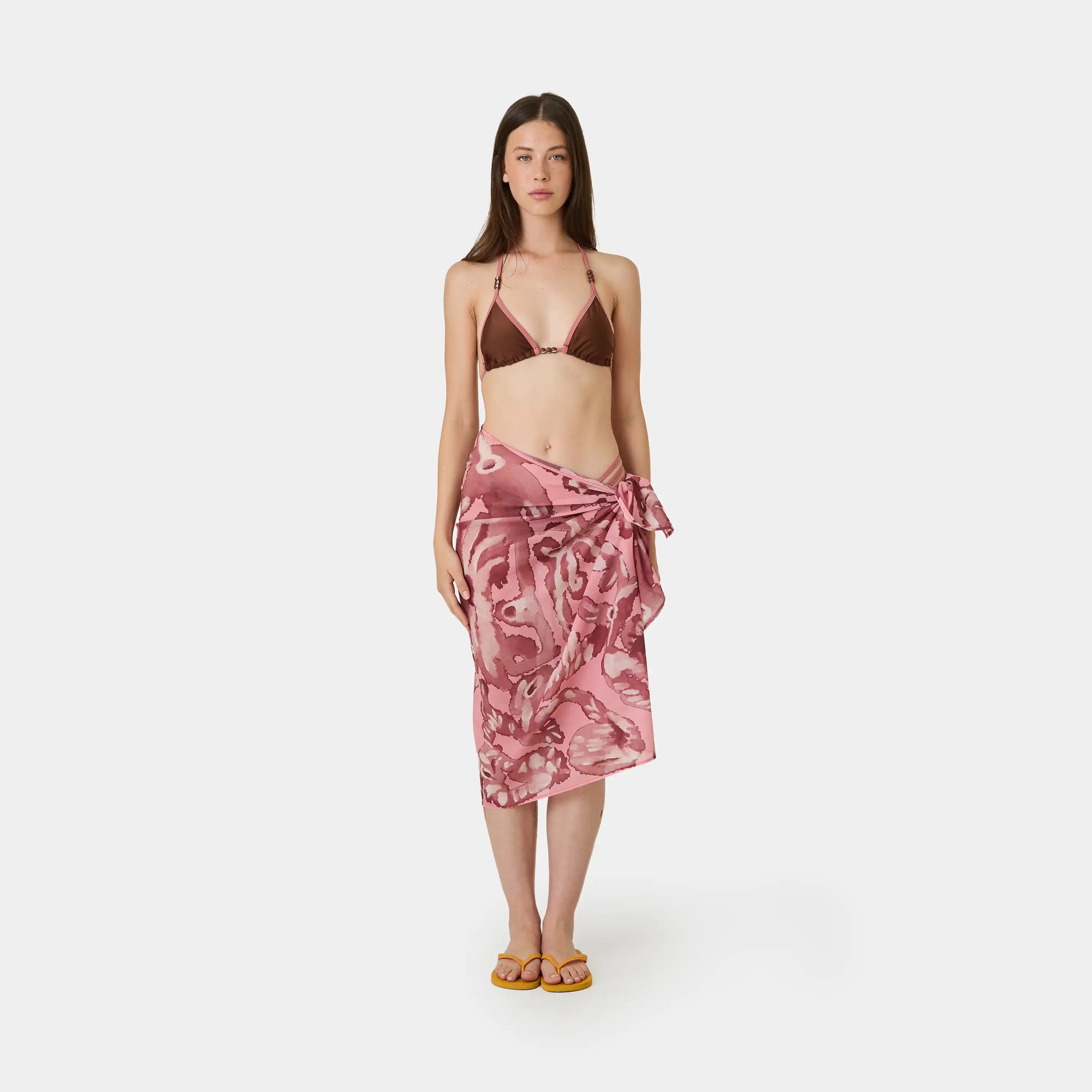 Salines Rose Sarong Woman Accessories Eme Studios