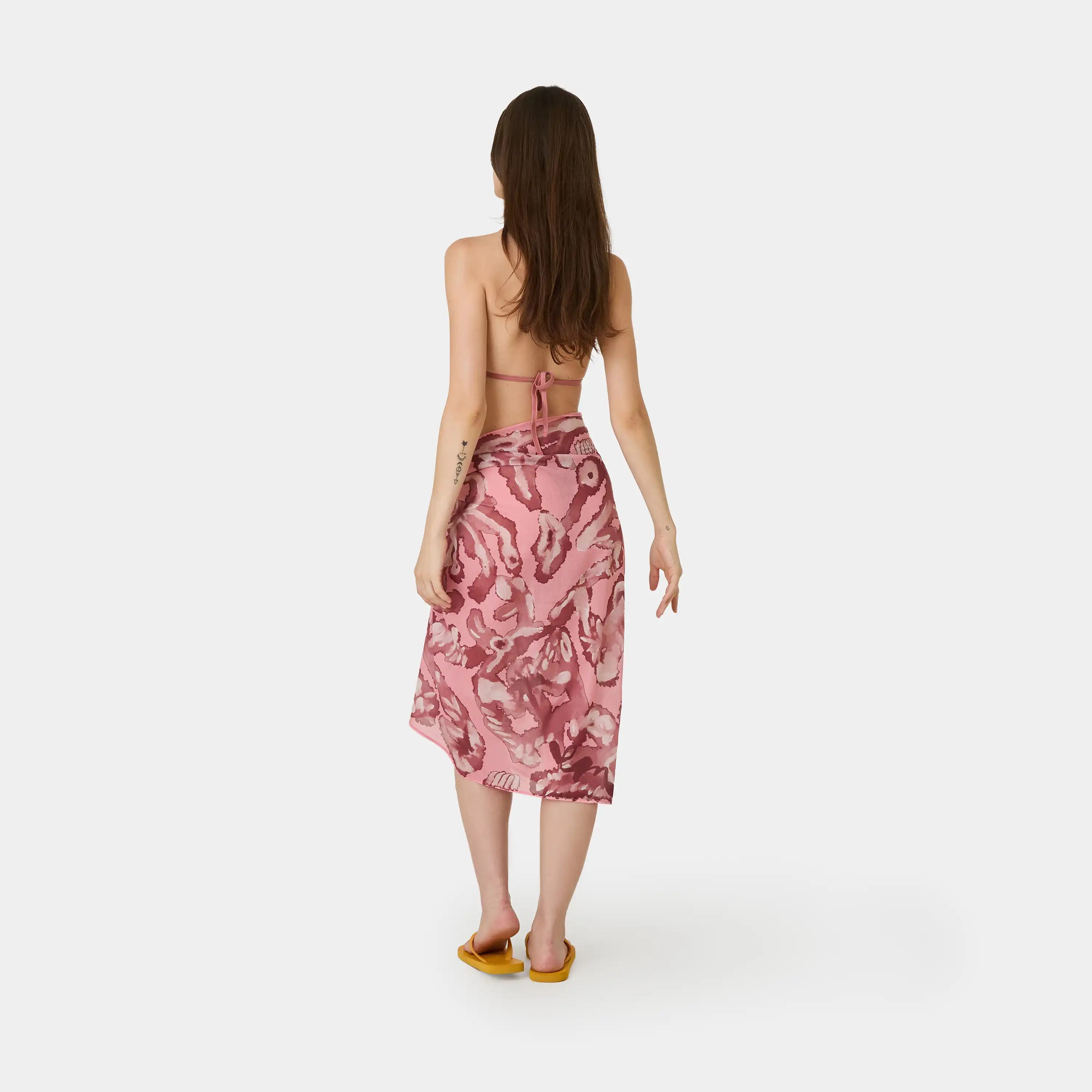 Salines Rose Sarong Woman Accessories Eme Studios