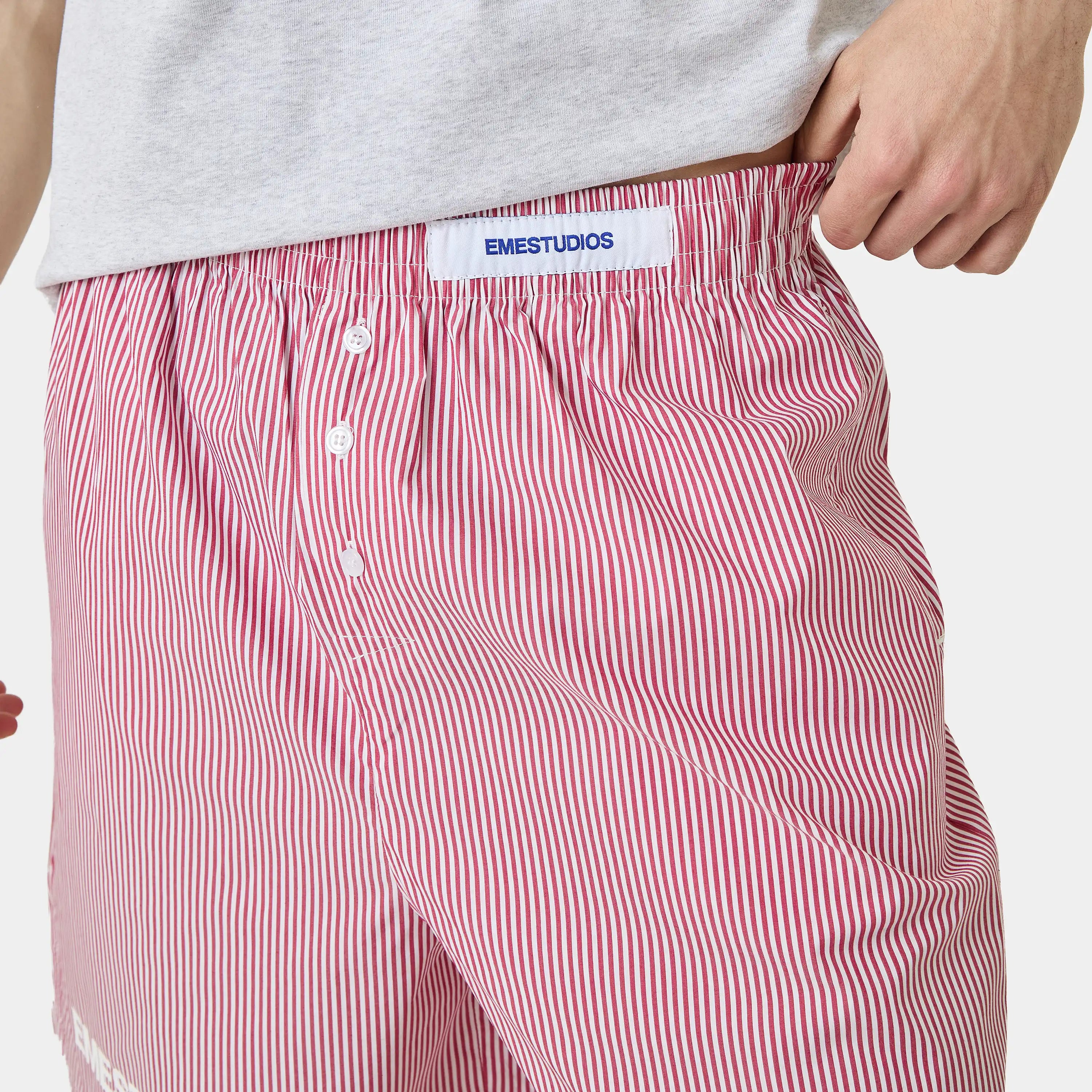 Jammies LS Cherry Striped Shorts eme