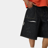 Riviera Raw Denim Shorts Shorts Eme Studios