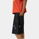 Riviera Raw Denim Shorts Shorts Eme Studios