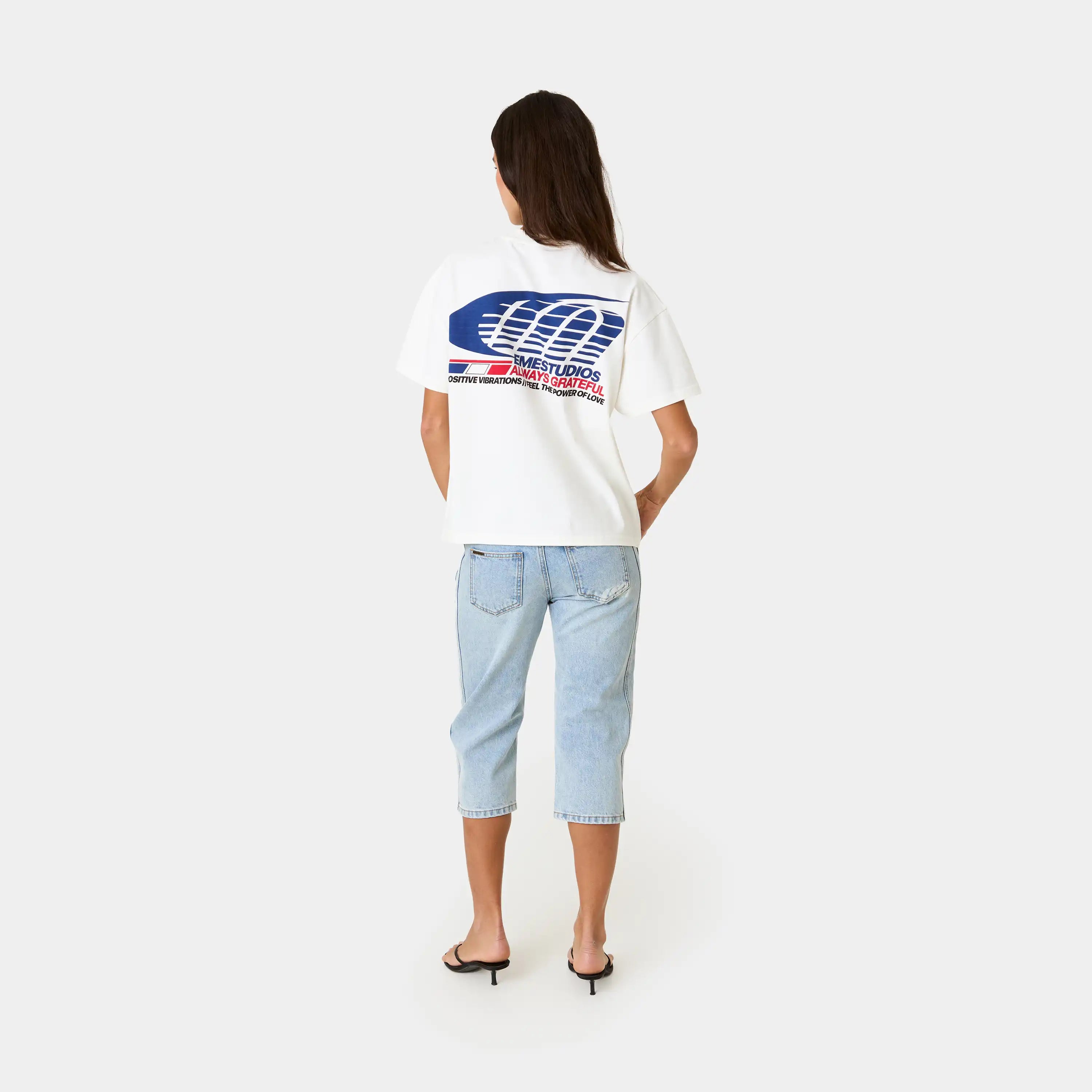 Trevor Off Sand Oversized Tee T-shirts Eme Studios