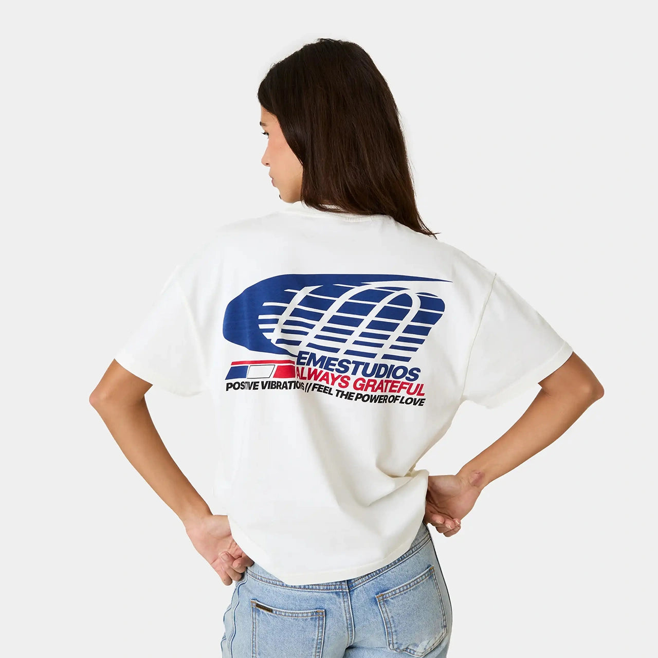 Trevor Off Sand Oversized Tee T-shirts Eme Studios