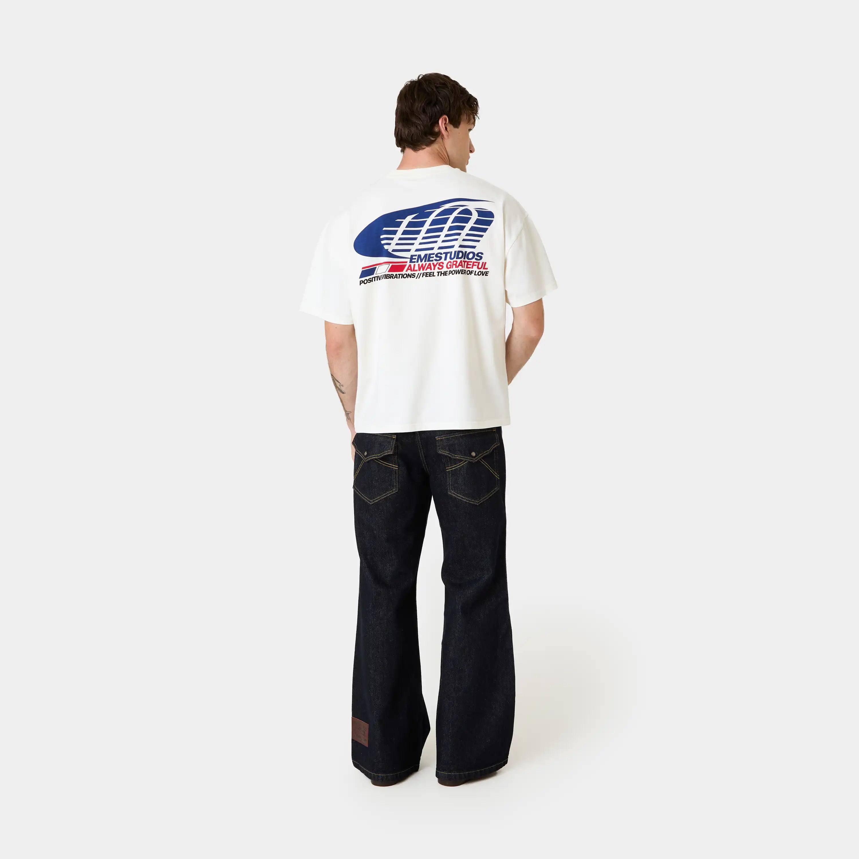 Trevor Off Sand Oversized Tee T-shirts Eme Studios