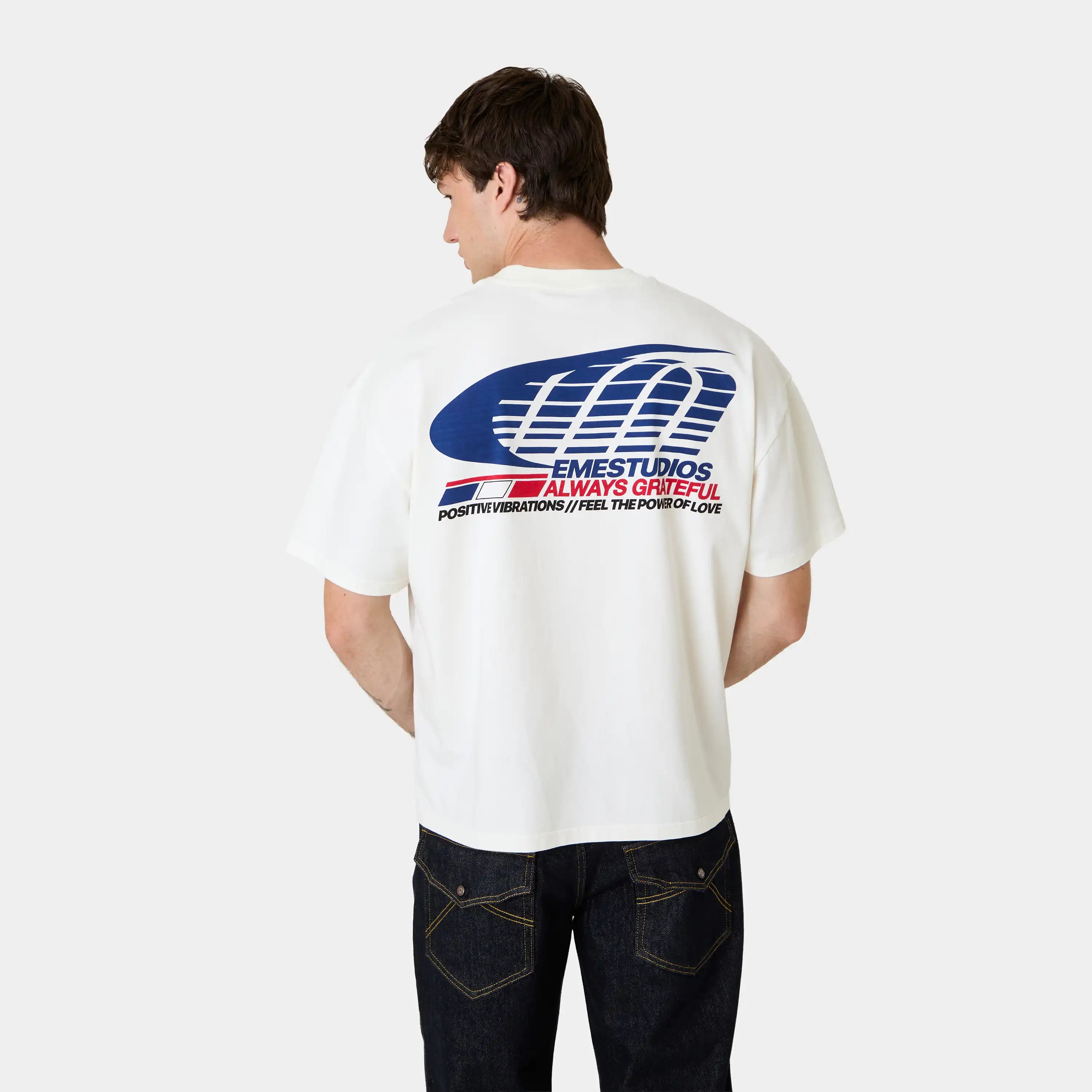 Trevor Off Sand Oversized Tee T-shirts Eme Studios