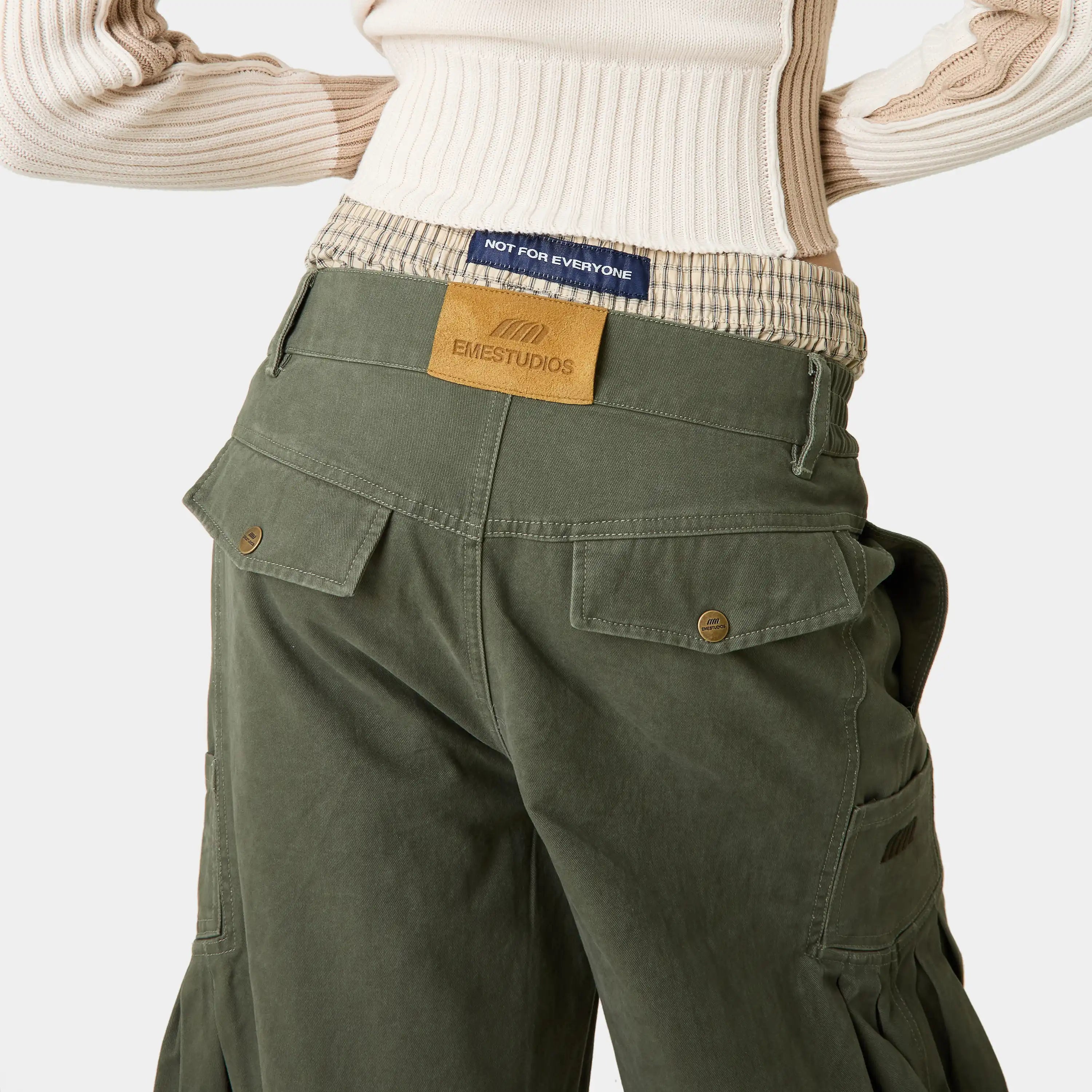Wheel Olive CB Woman Pants Eme Studios