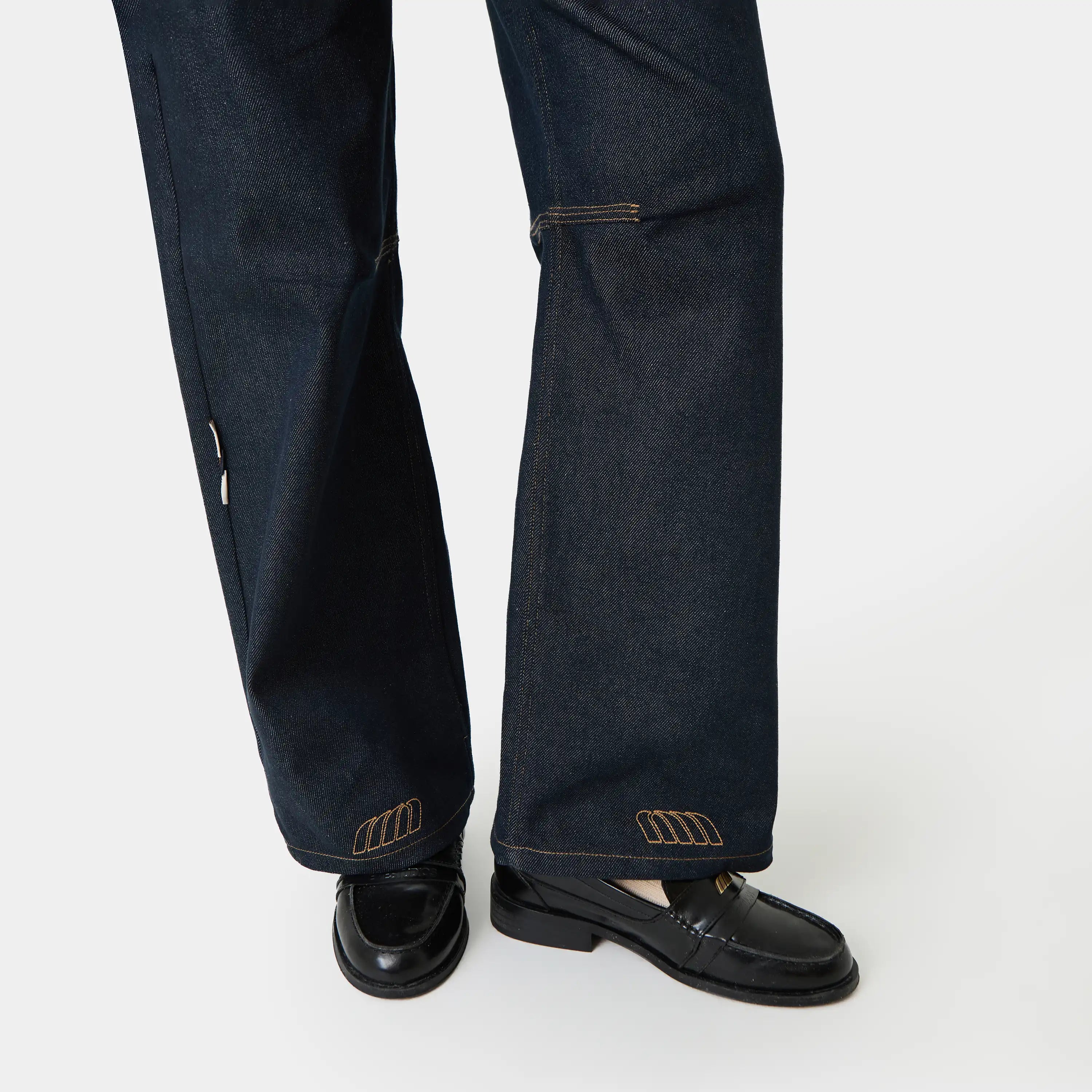 Moss Raw Denim Pants Woman Pants Eme Studios