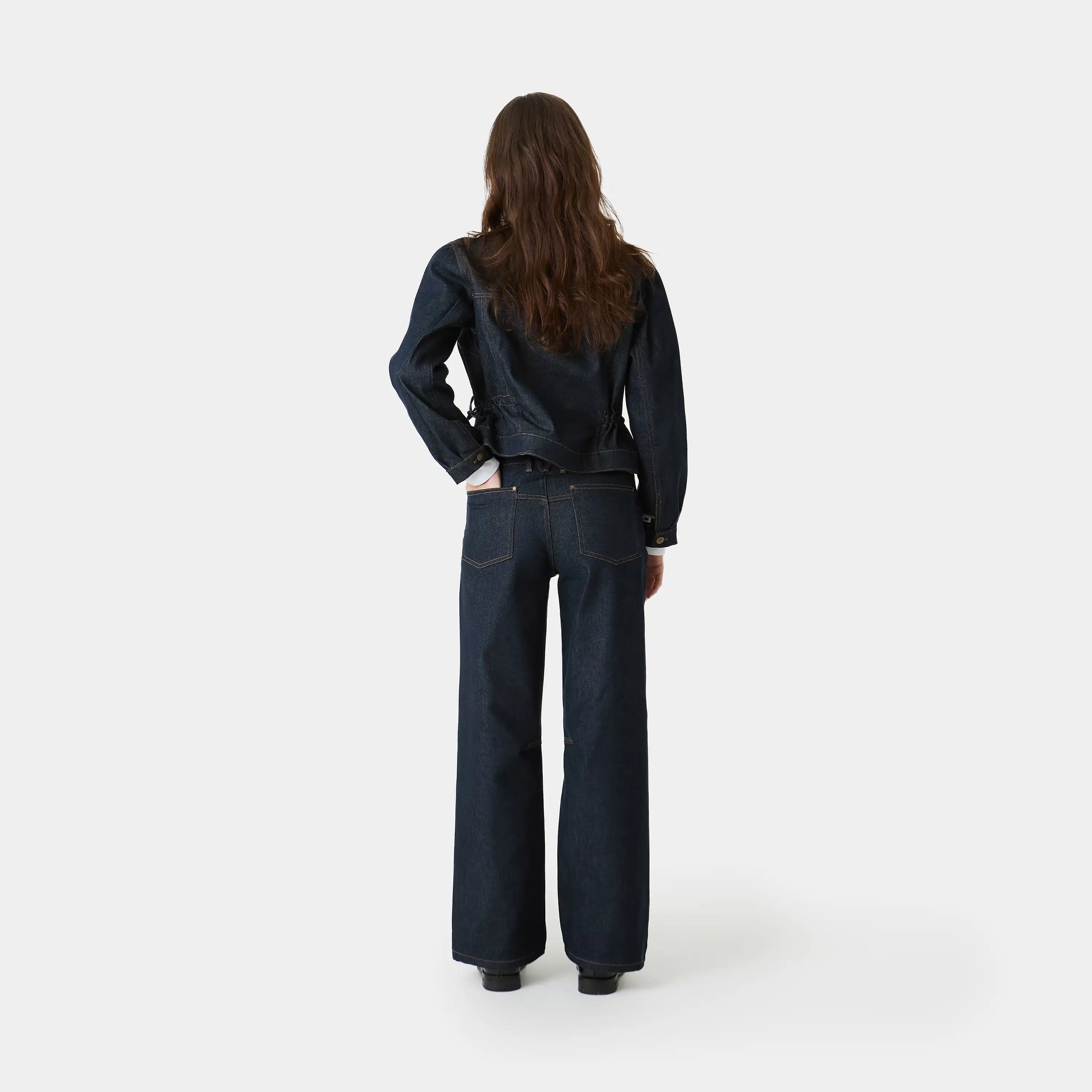 Moss Raw Denim Pants Woman Pants Eme Studios