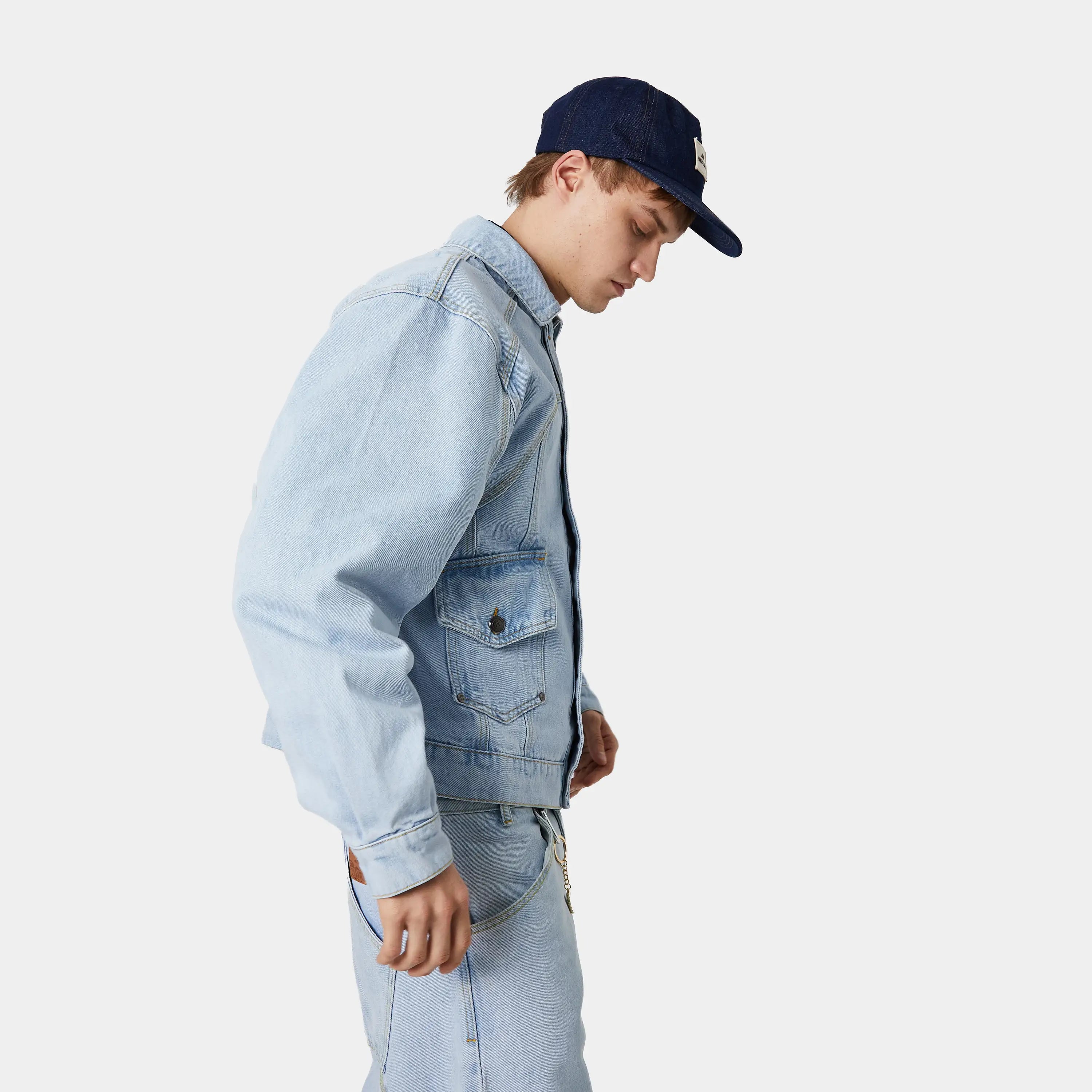 Eddy Pale Denim Boxy Jacket Outerwear eme