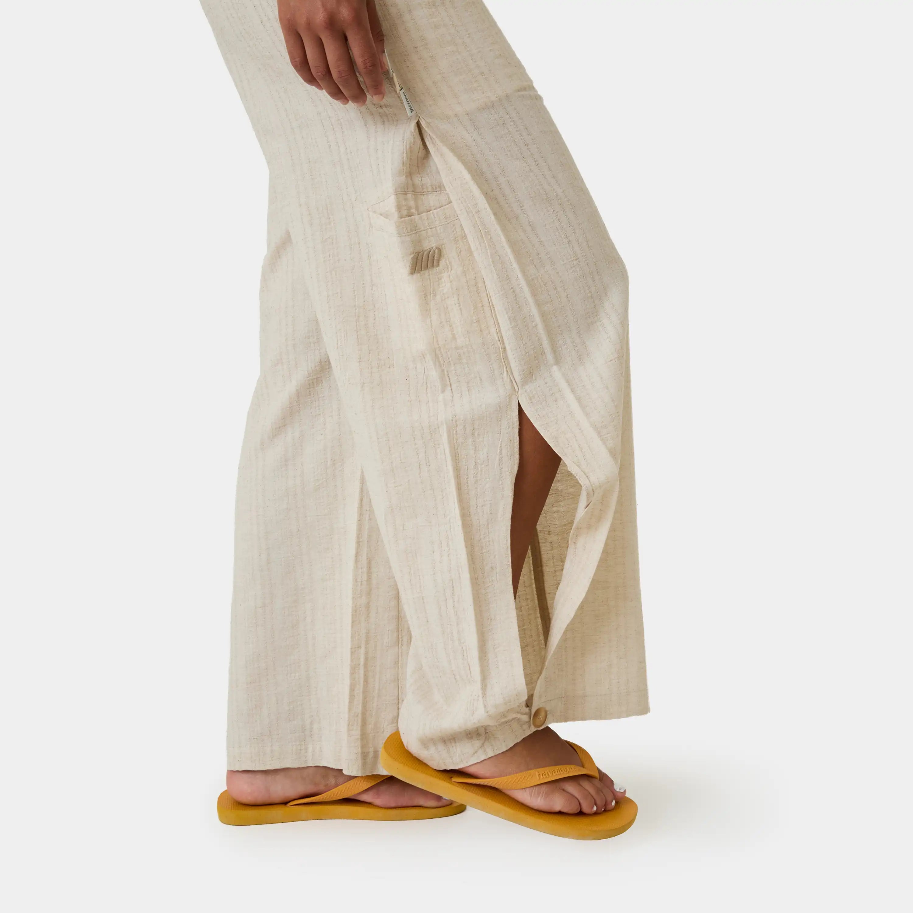 Linen Off Sand Pants Woman Pants Eme Studios