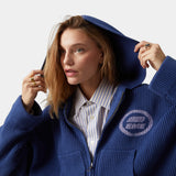 Anon Indigo Zipper Knit Knitwear eme