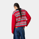 Nina Redwood Stripped Polo Woman T-Shirts Eme Studios