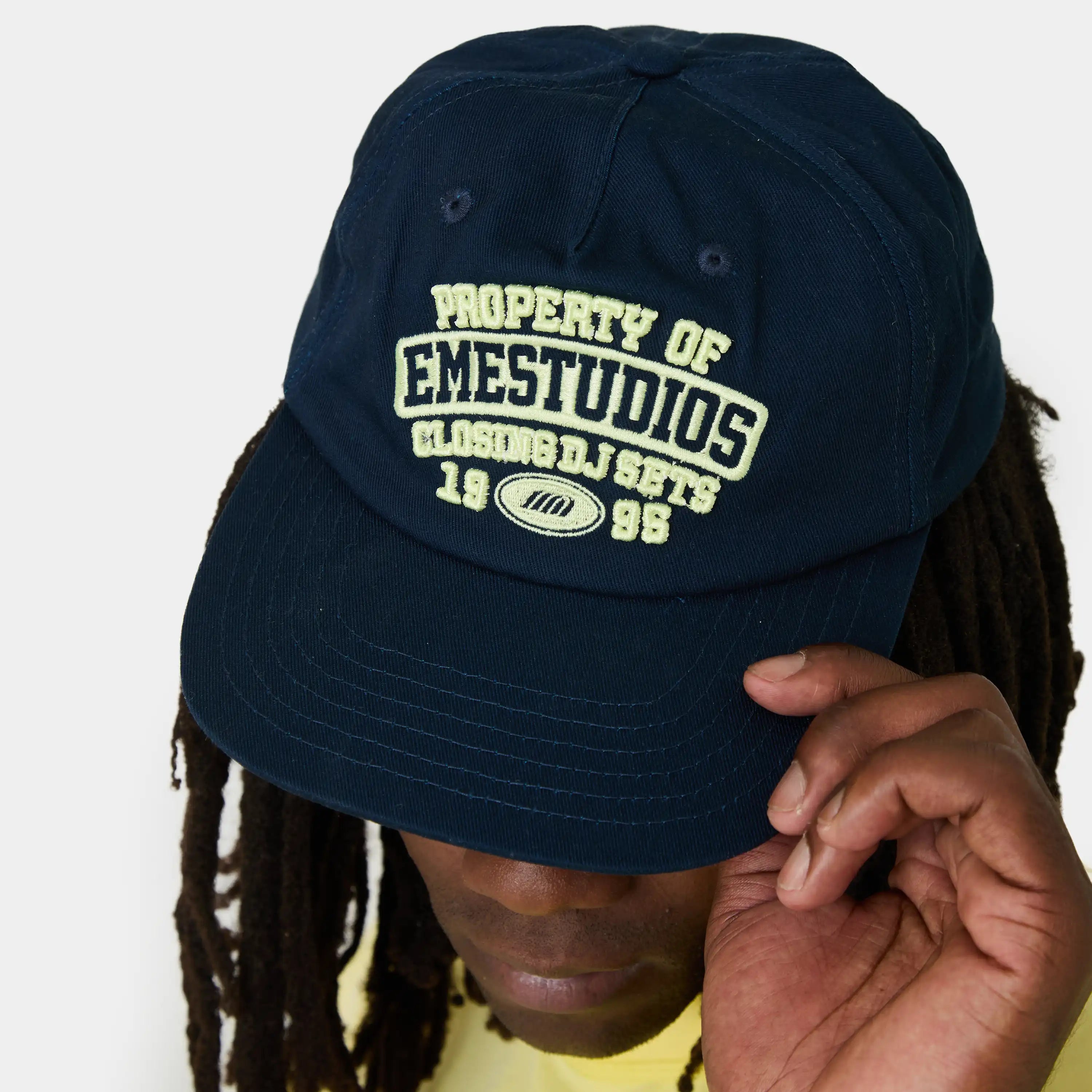 Closing Navy Cap Headwear Eme Studios