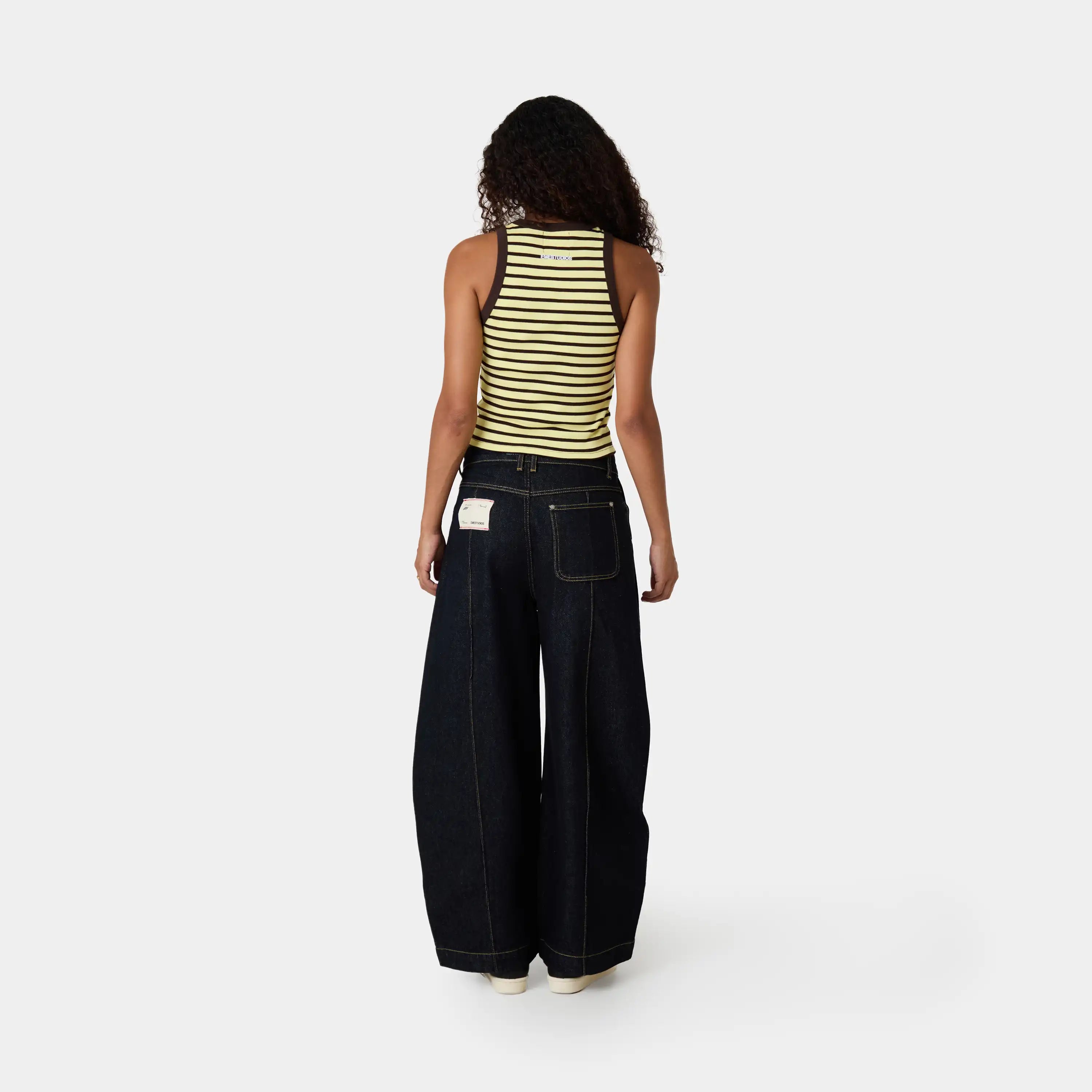 Anny Lise Striped Tank Top Woman T-Shirts Eme Studios