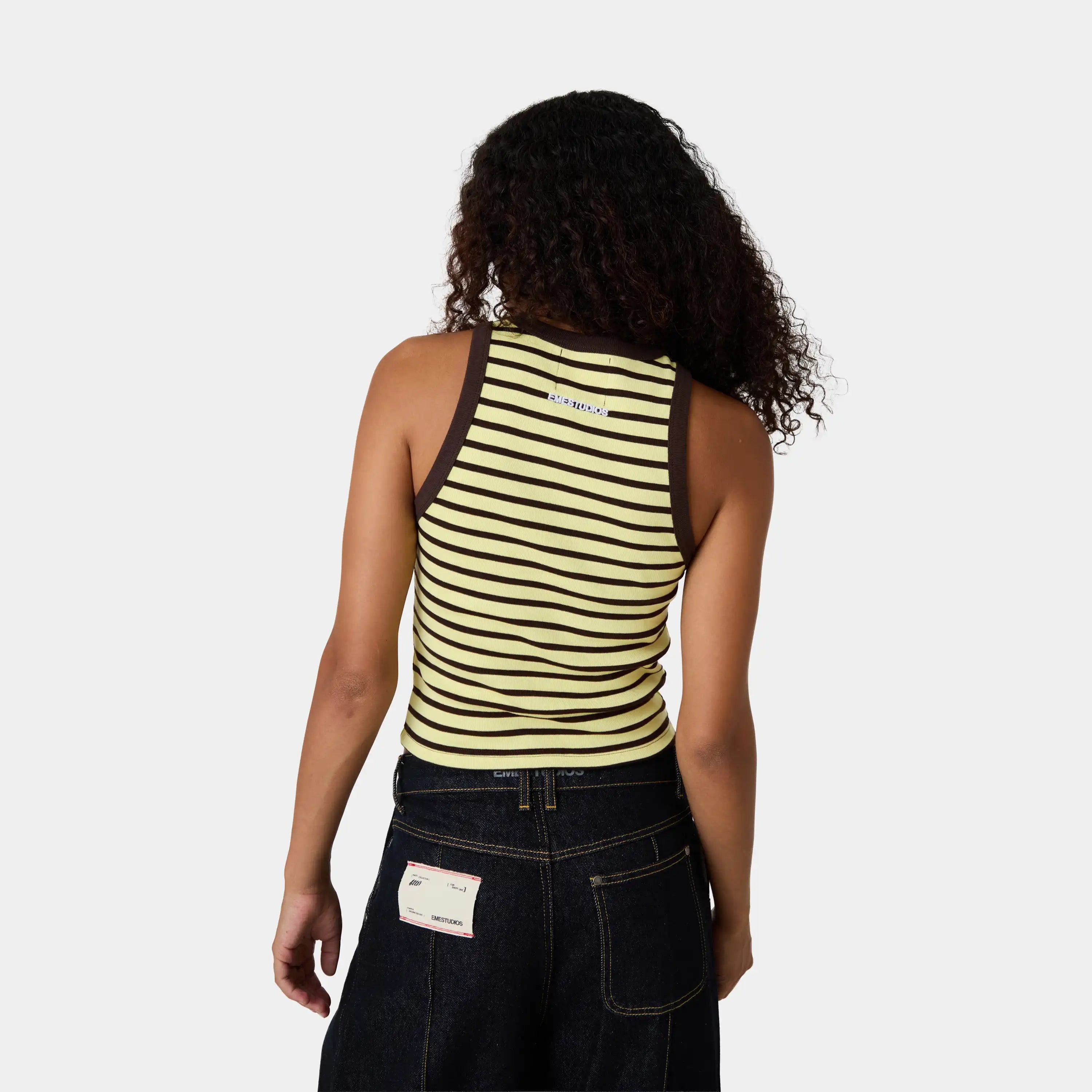 Anny Lise Striped Tank Top Woman T-Shirts Eme Studios