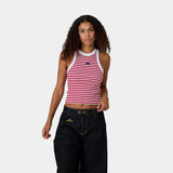 Anny Cherry Striped Tank Top Woman T-Shirts Eme Studios