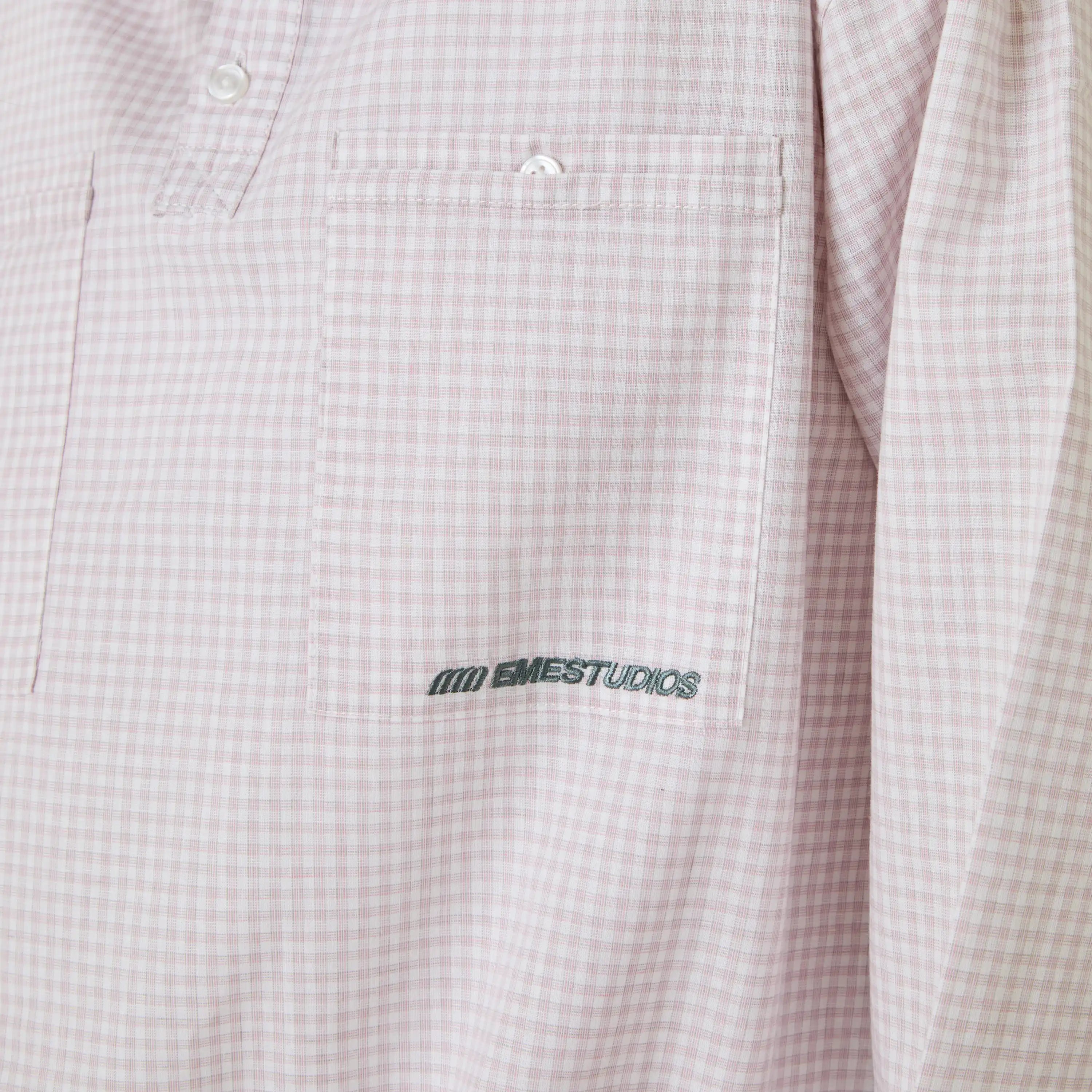 Vade Pink Popover Shirt Shirts Eme Studios