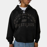 Cord Black Oversized Hoodie Hoodies Eme Studios