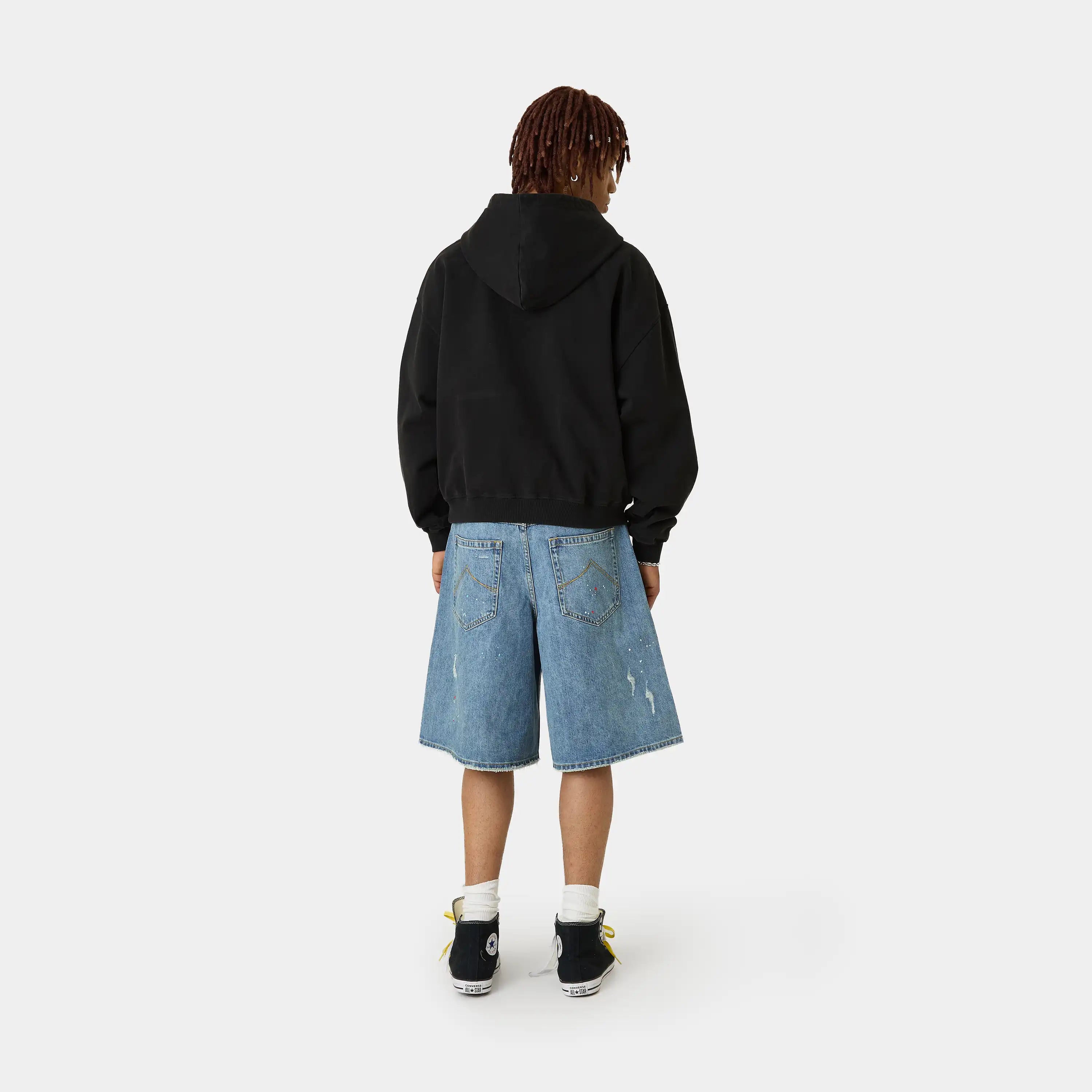 Cord Black Oversized Hoodie Hoodies Eme Studios