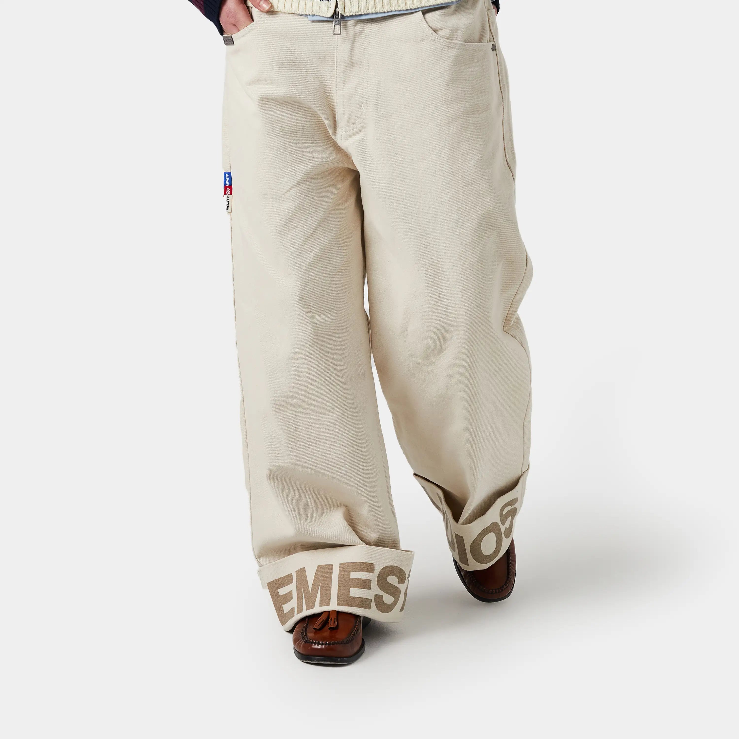 Riot Turned Off Sand Pants Pants eme
