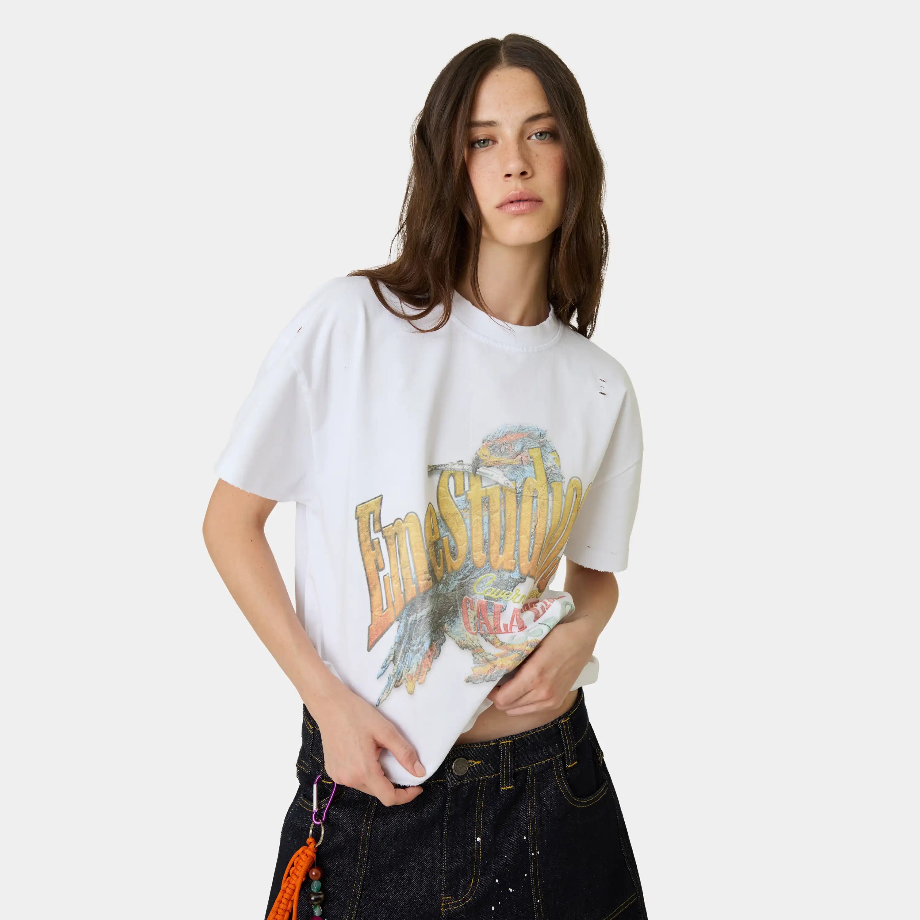 Flying Pearl Oversized Tee T-shirts Eme Studios