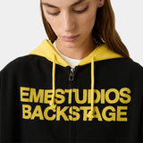 Backstage Shadow Waffle Full Zip Hoodies Eme Studios