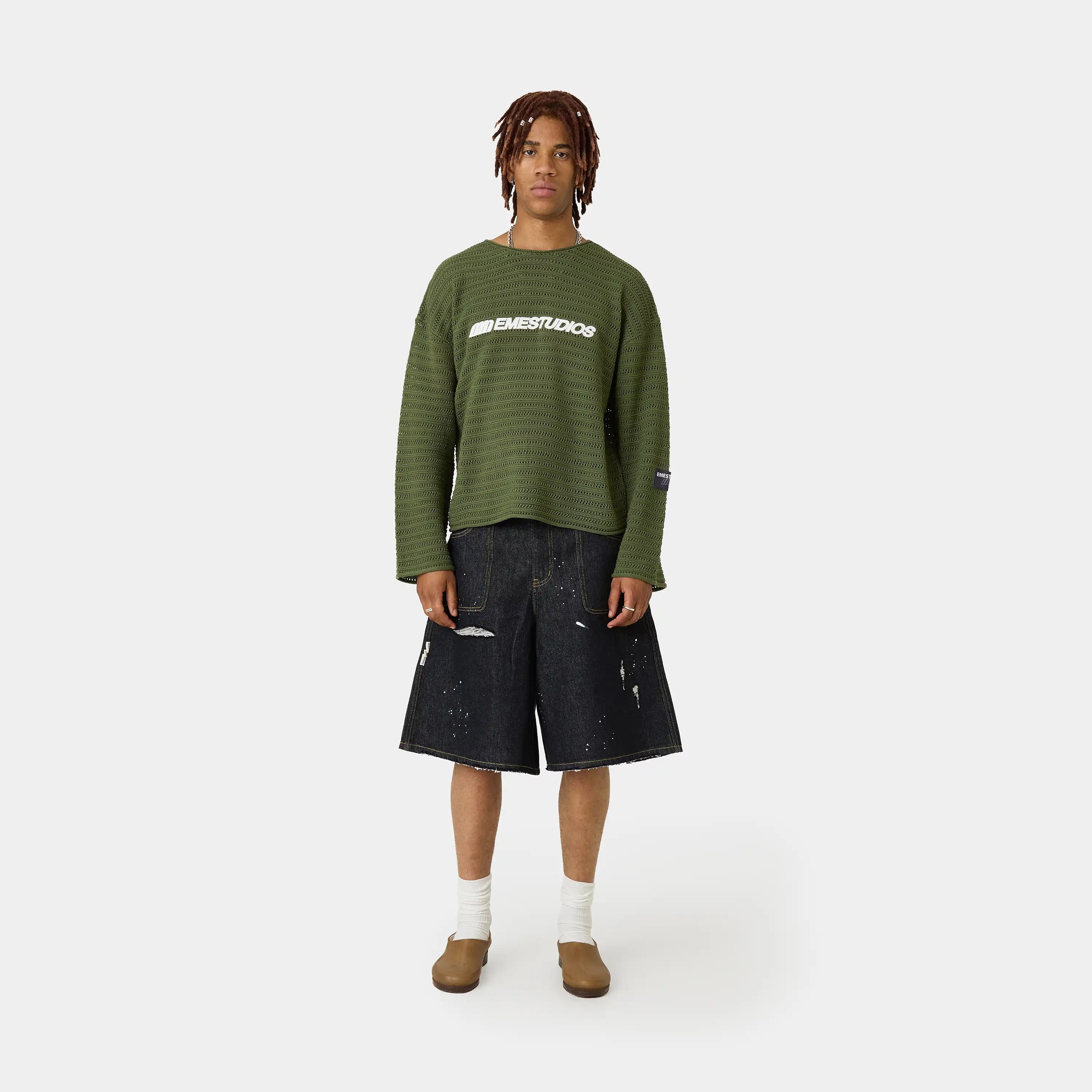 Kavai Forest Open Knit Knitwear Eme Studios