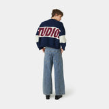 Thrill Navy Master Knit Sweater Knitwear Eme Studios