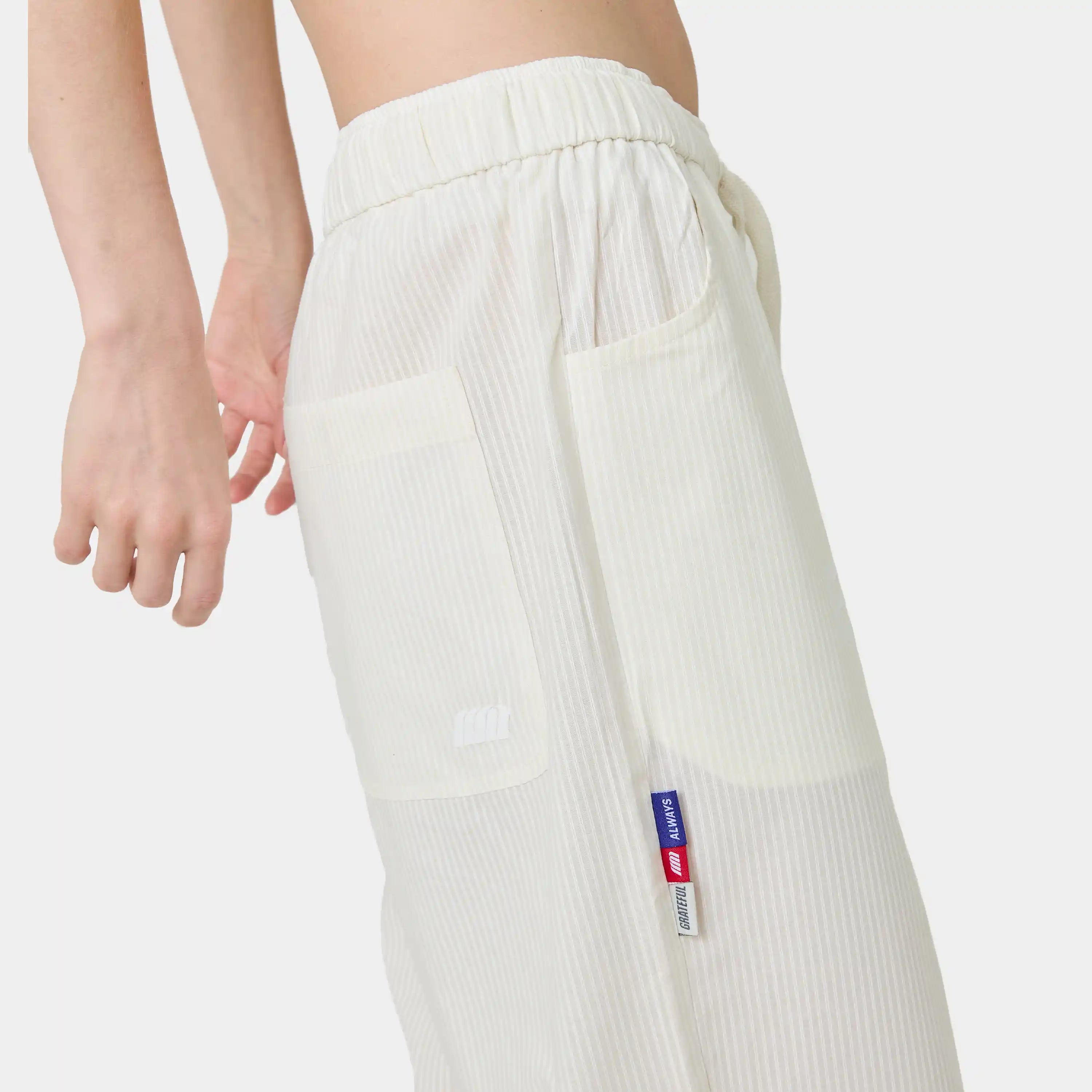 Jammies Je T'aime Off Sand Stripped CLP Pants Eme Studios