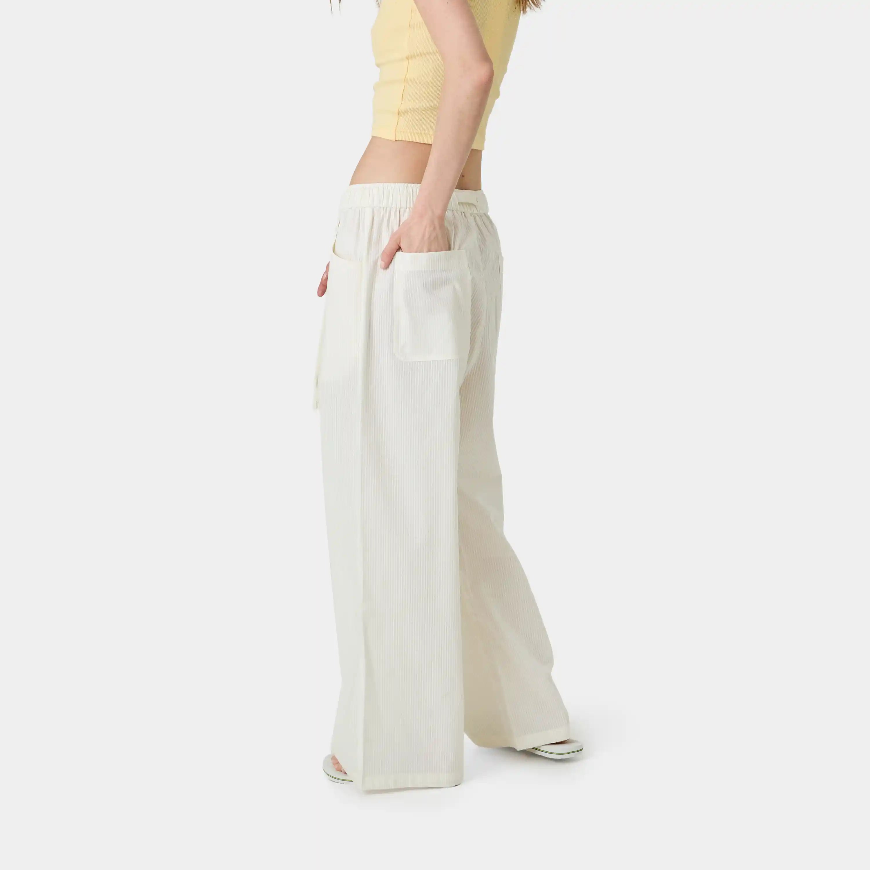 Jammies Je T'aime Off Sand Stripped CLP Pants Eme Studios