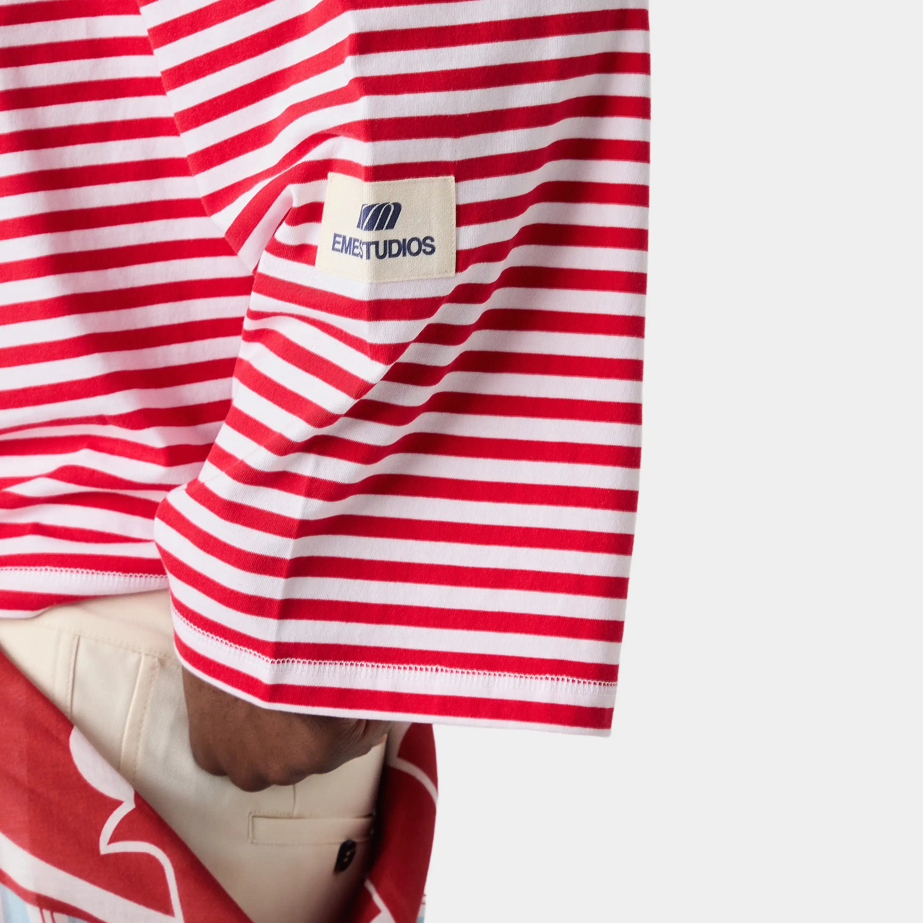 Horizon Striped Cherry Long Sleeve T-shirts eme